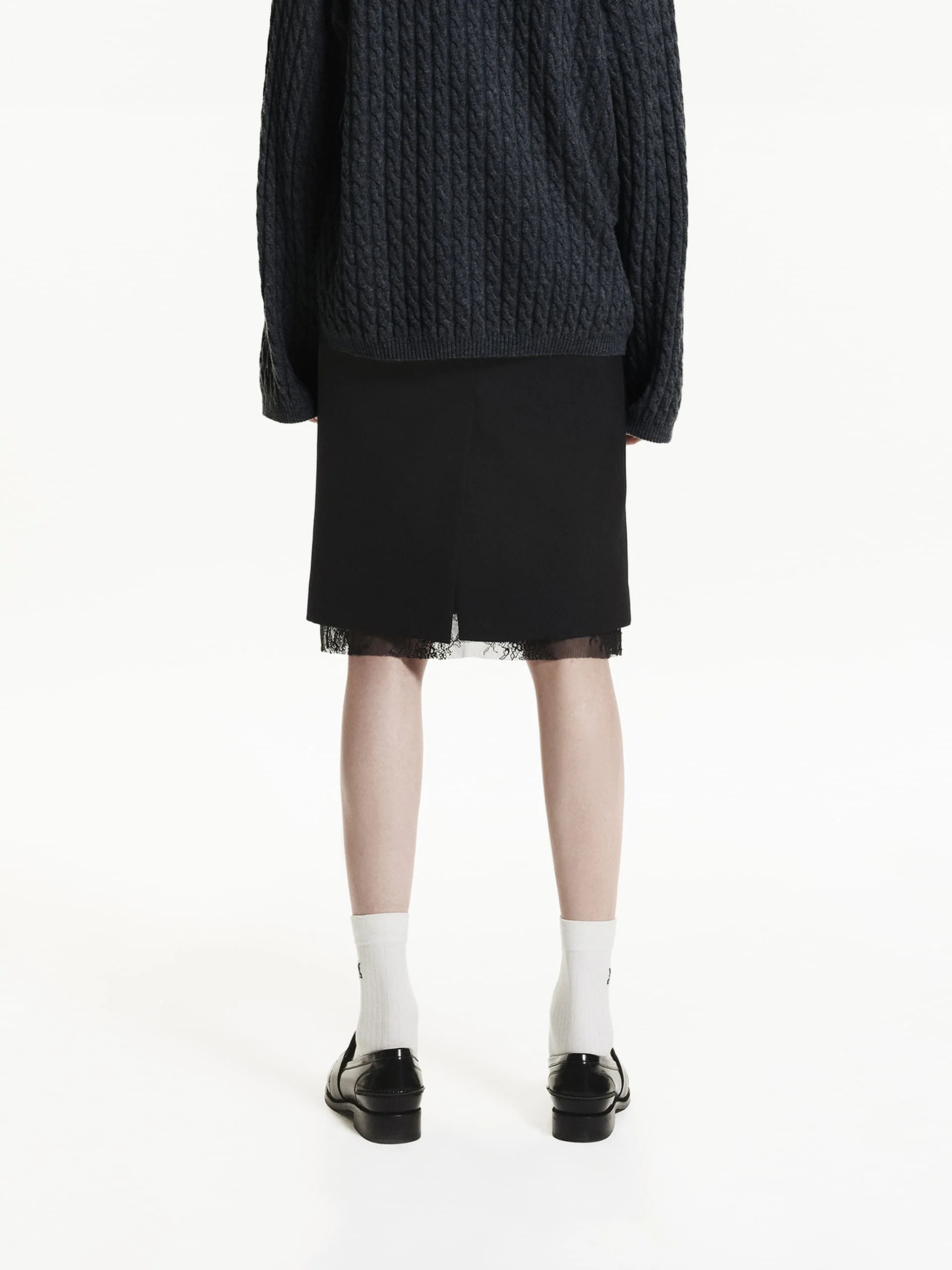 Straight Cut Mid Skirt - Image 15