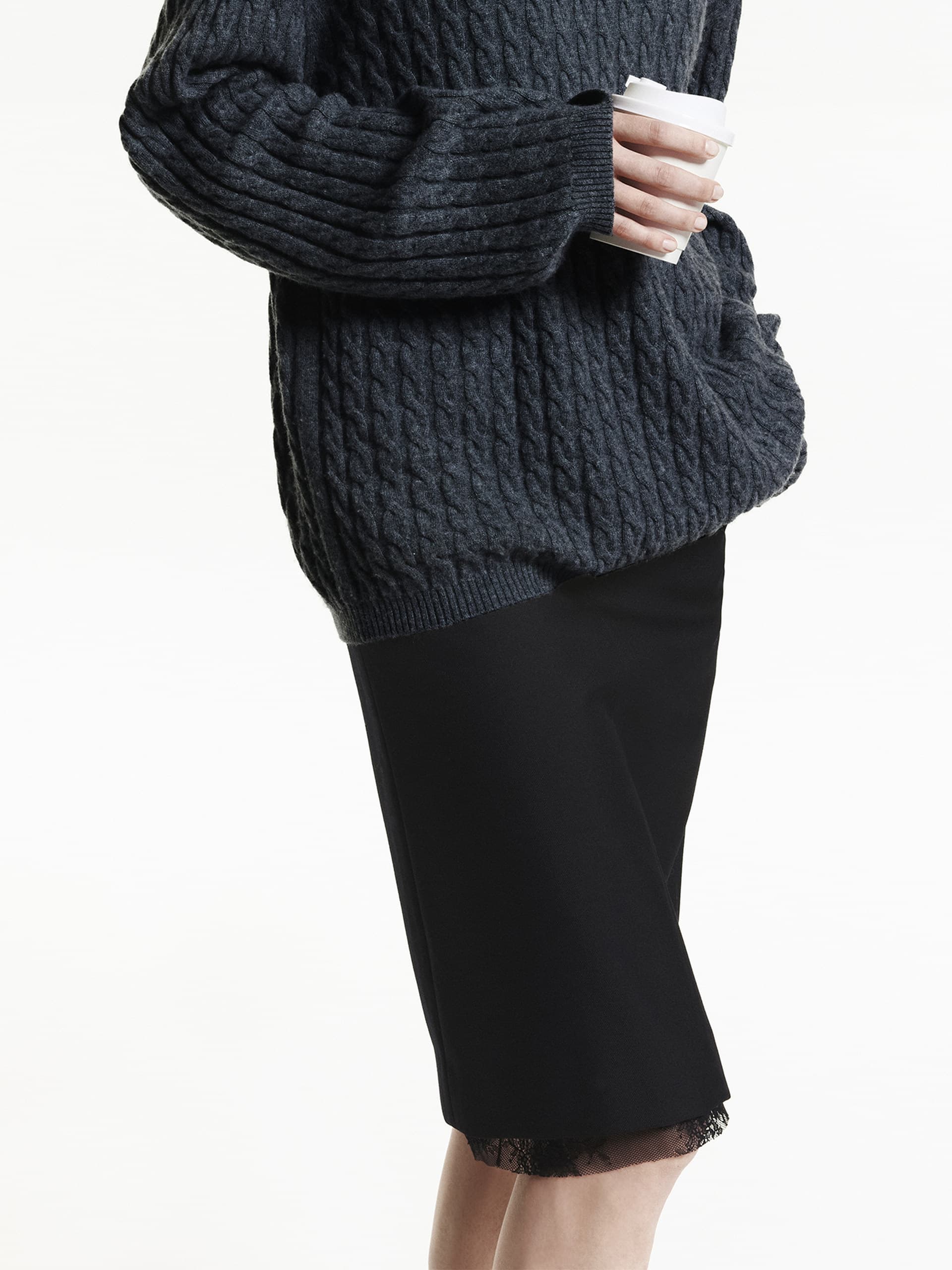 Straight Cut Mid Skirt - Image 16