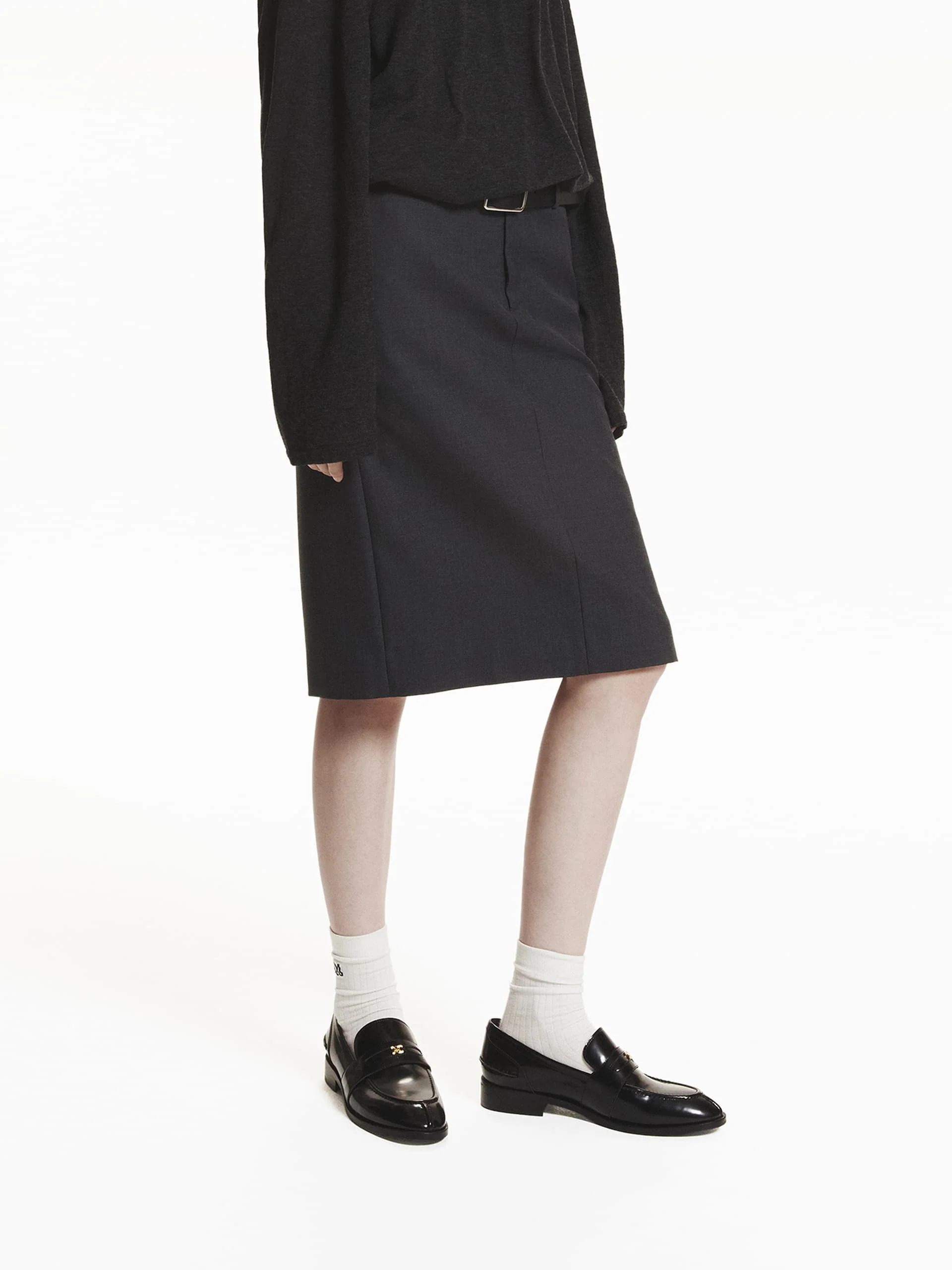 Straight Cut Mid Skirt - Image 6
