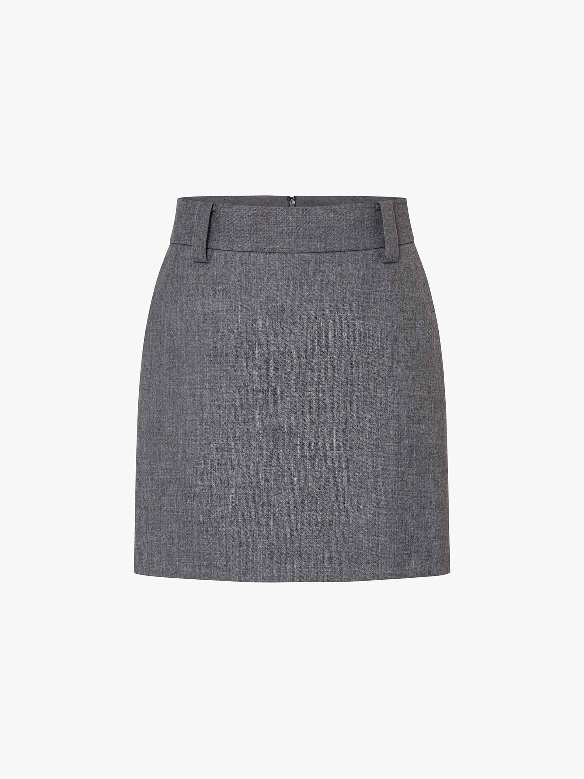 Straight Cut Mini Skirt - Image 12