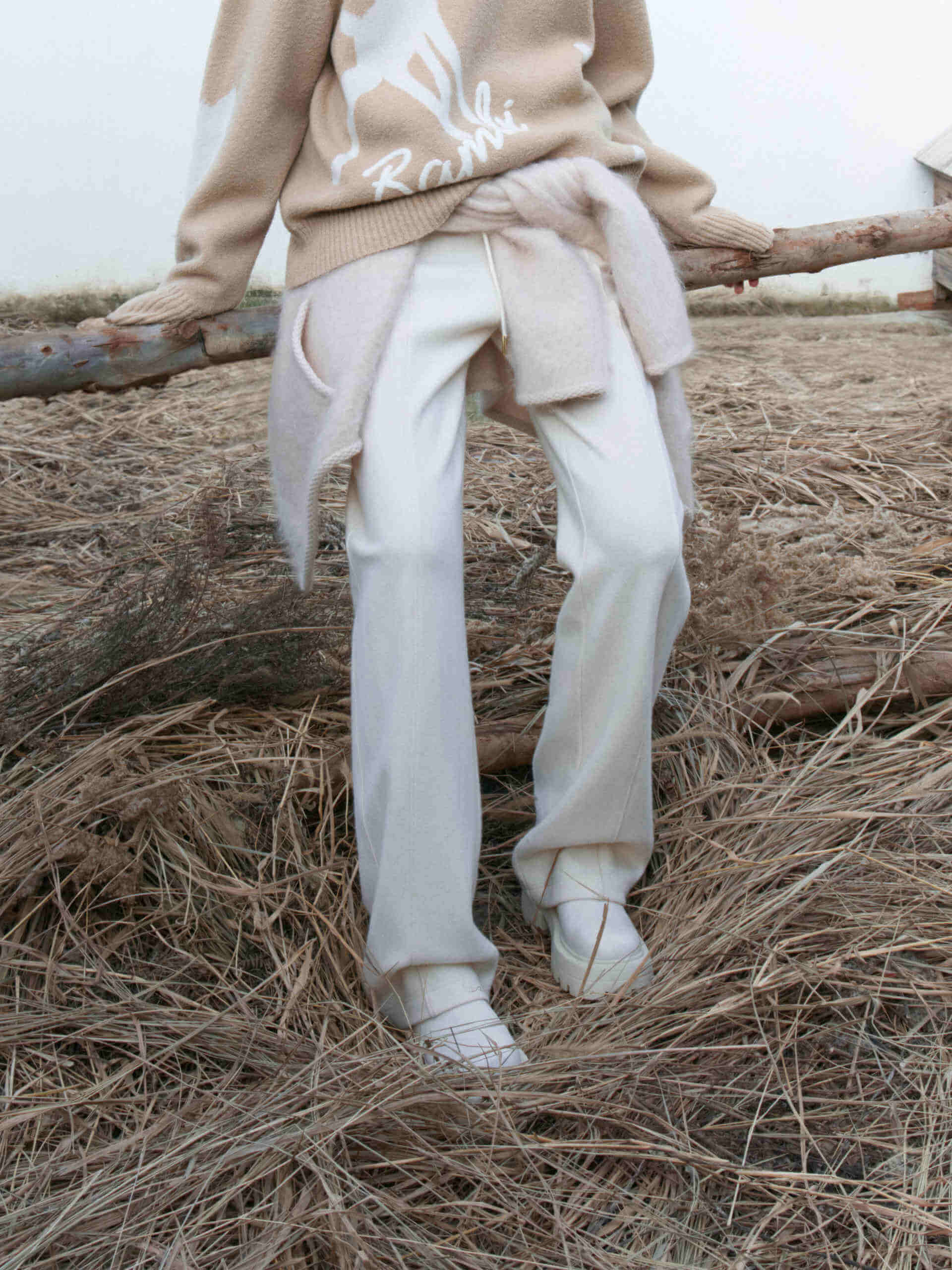 Straight Drawstring Pants - Image 9