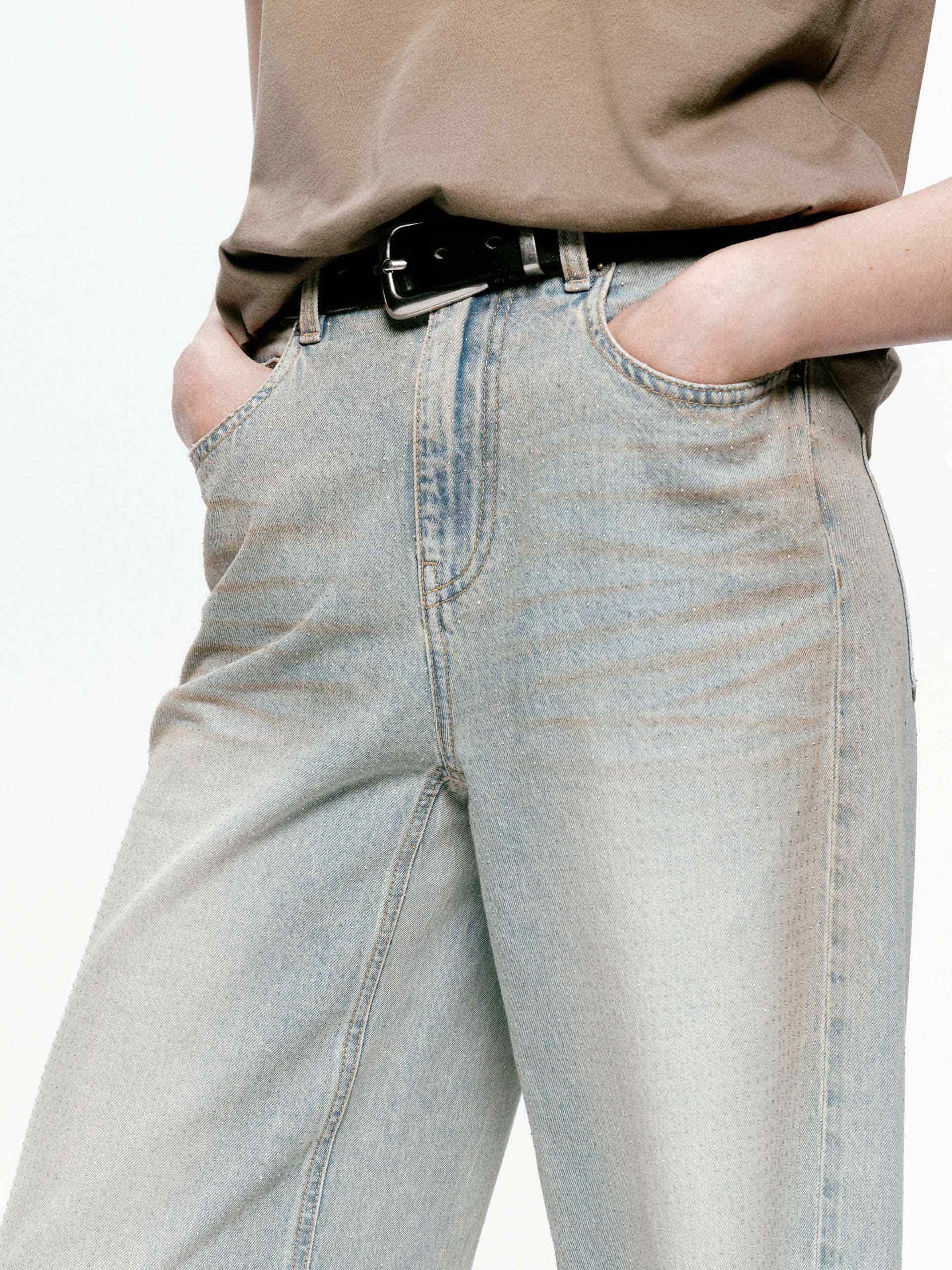 Straight Leg Cotton Jeans - Image 6