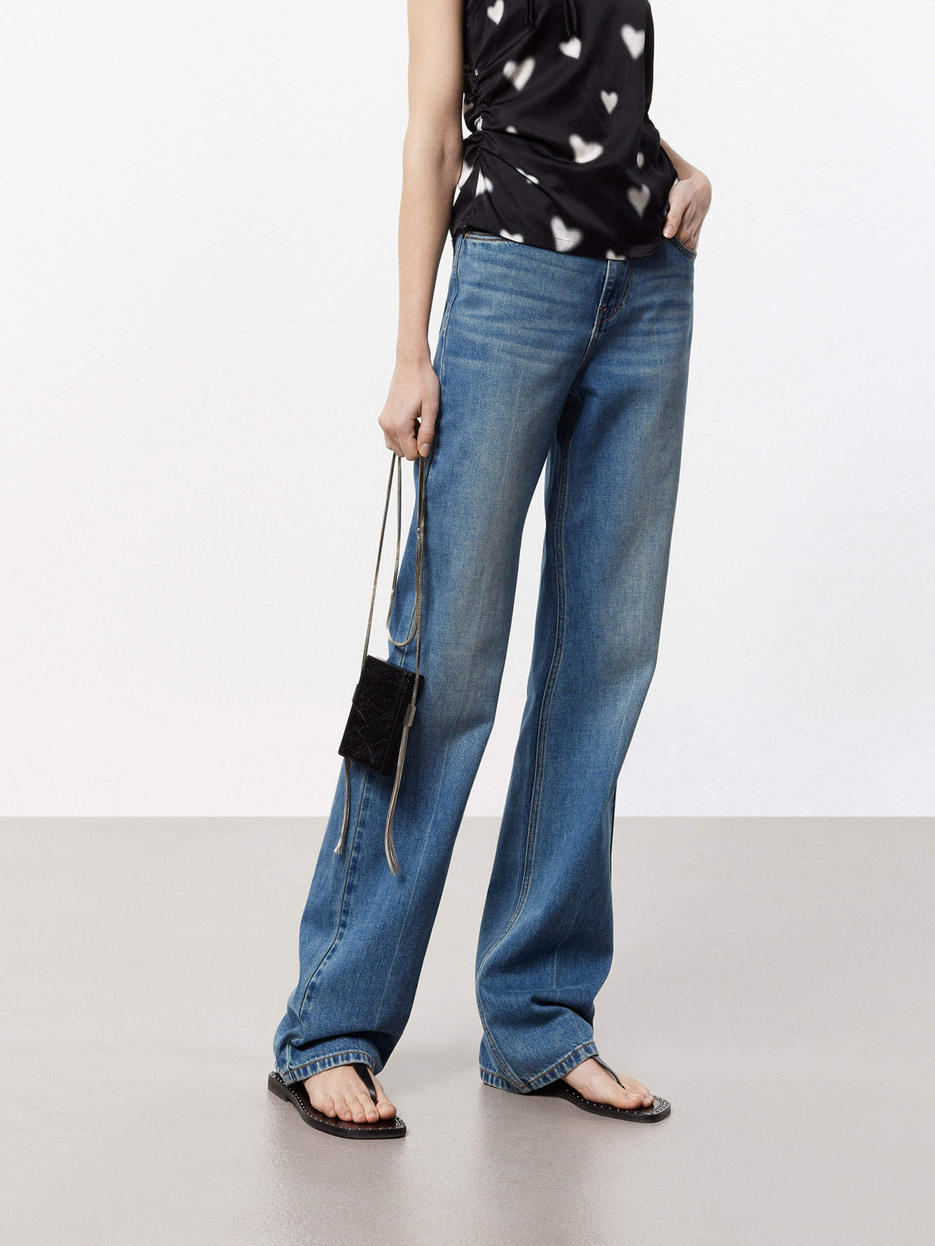 Straight Leg Denim Jeans - Image 6