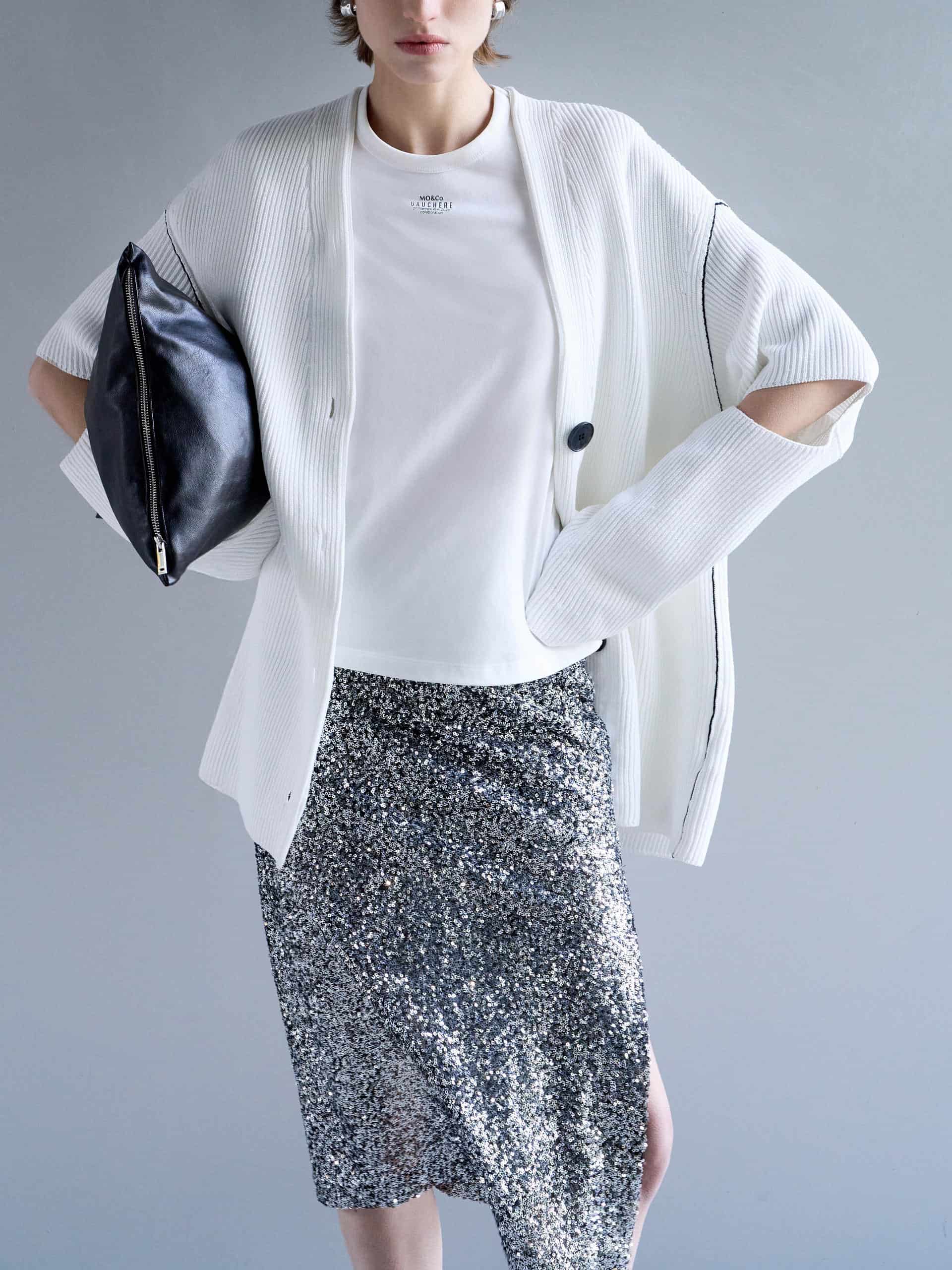 Straight Sequin Midi Skirt - Image 7