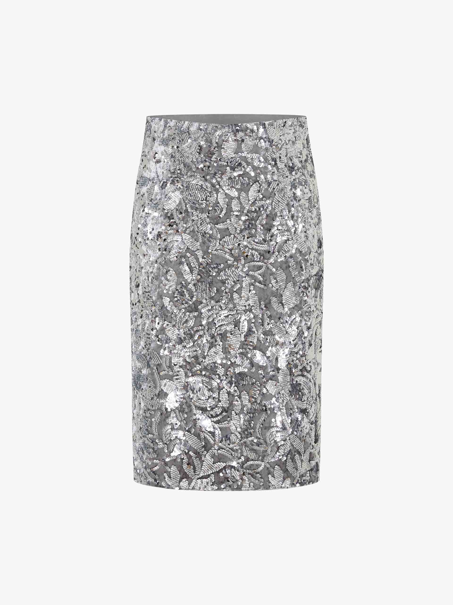Straight Sequins Skirt - Image 5
