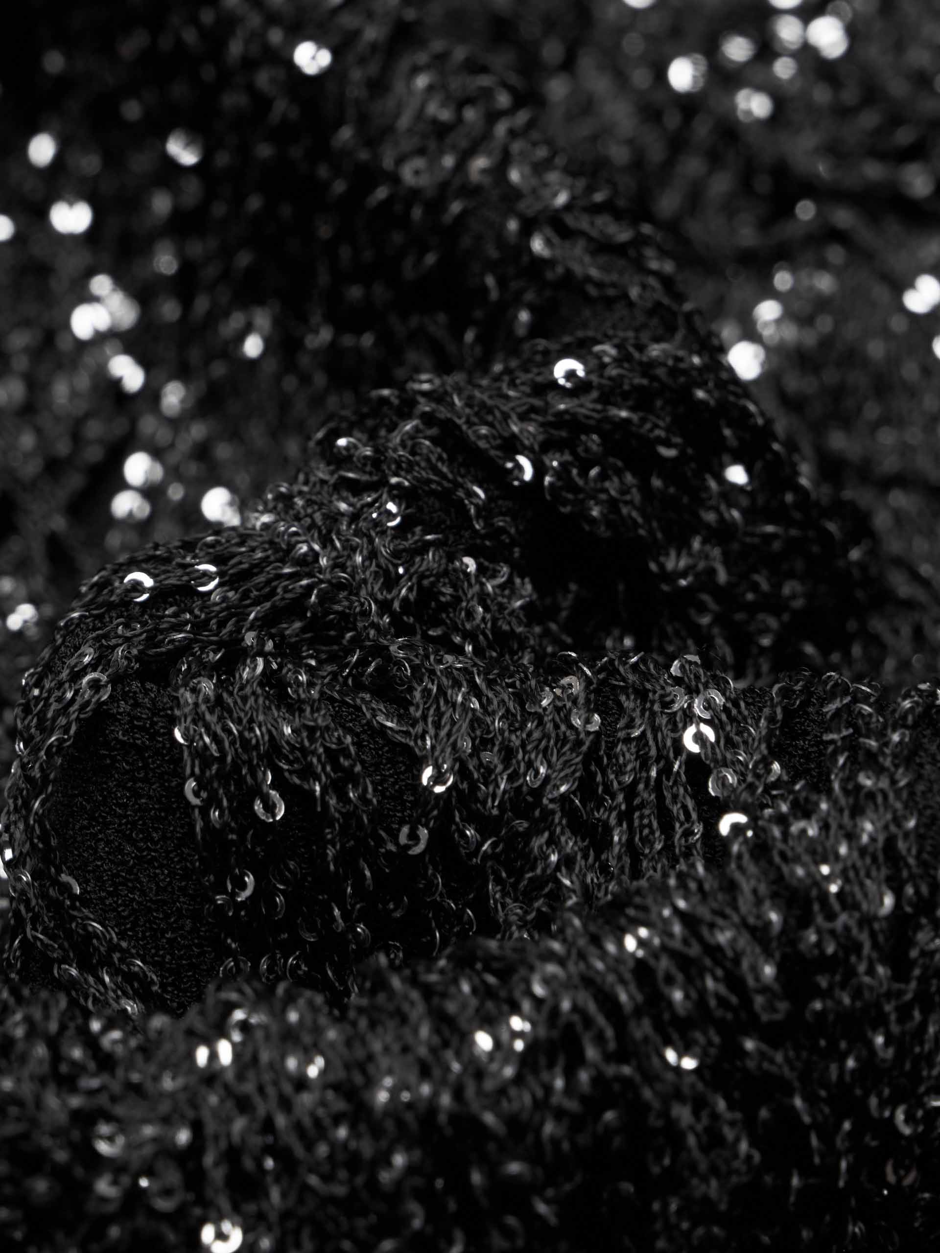 Strapless Sequin Tiered Dress - Image 4