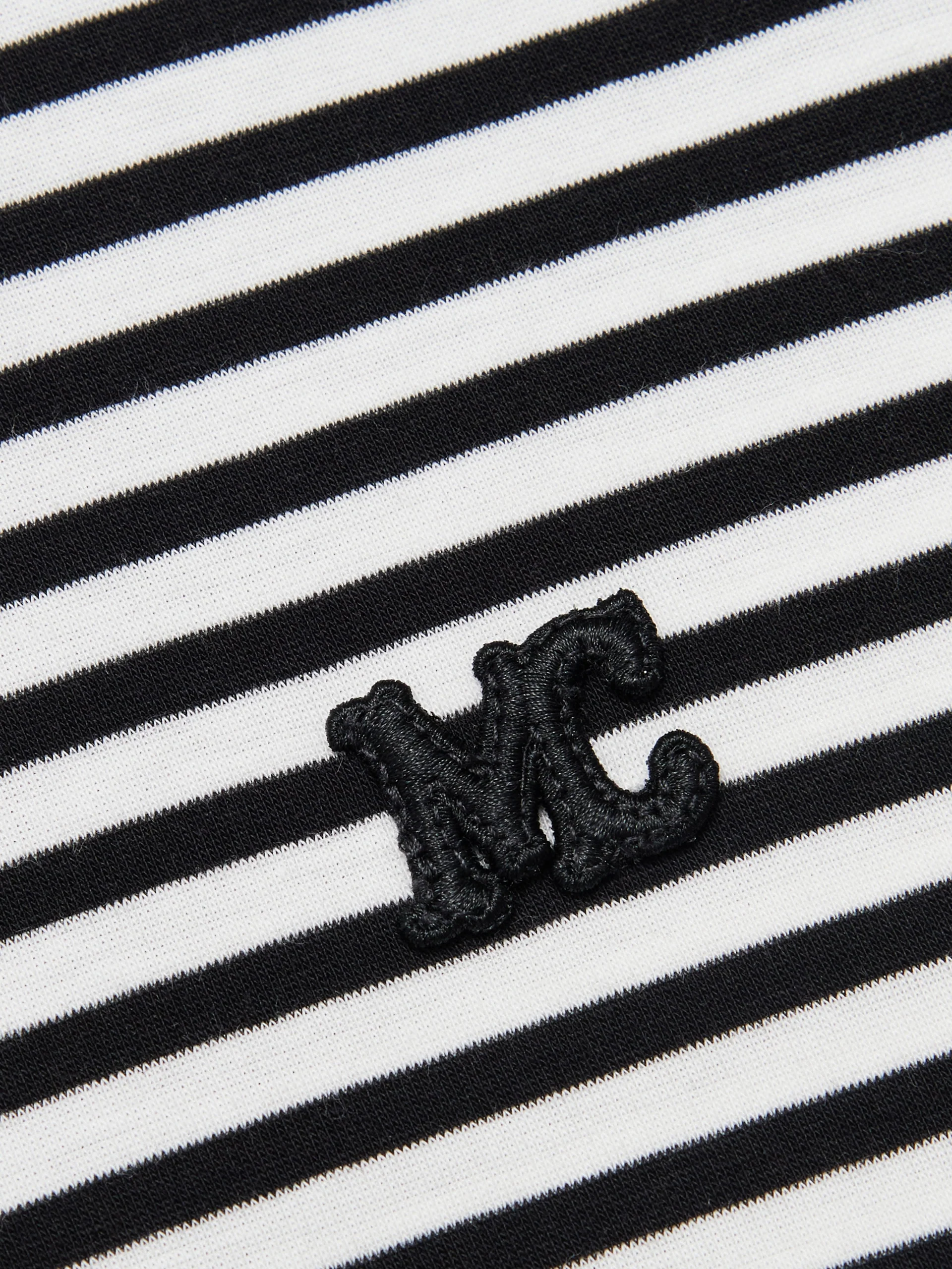 Striped Crewneck Cotton T-Shirt - Image 6
