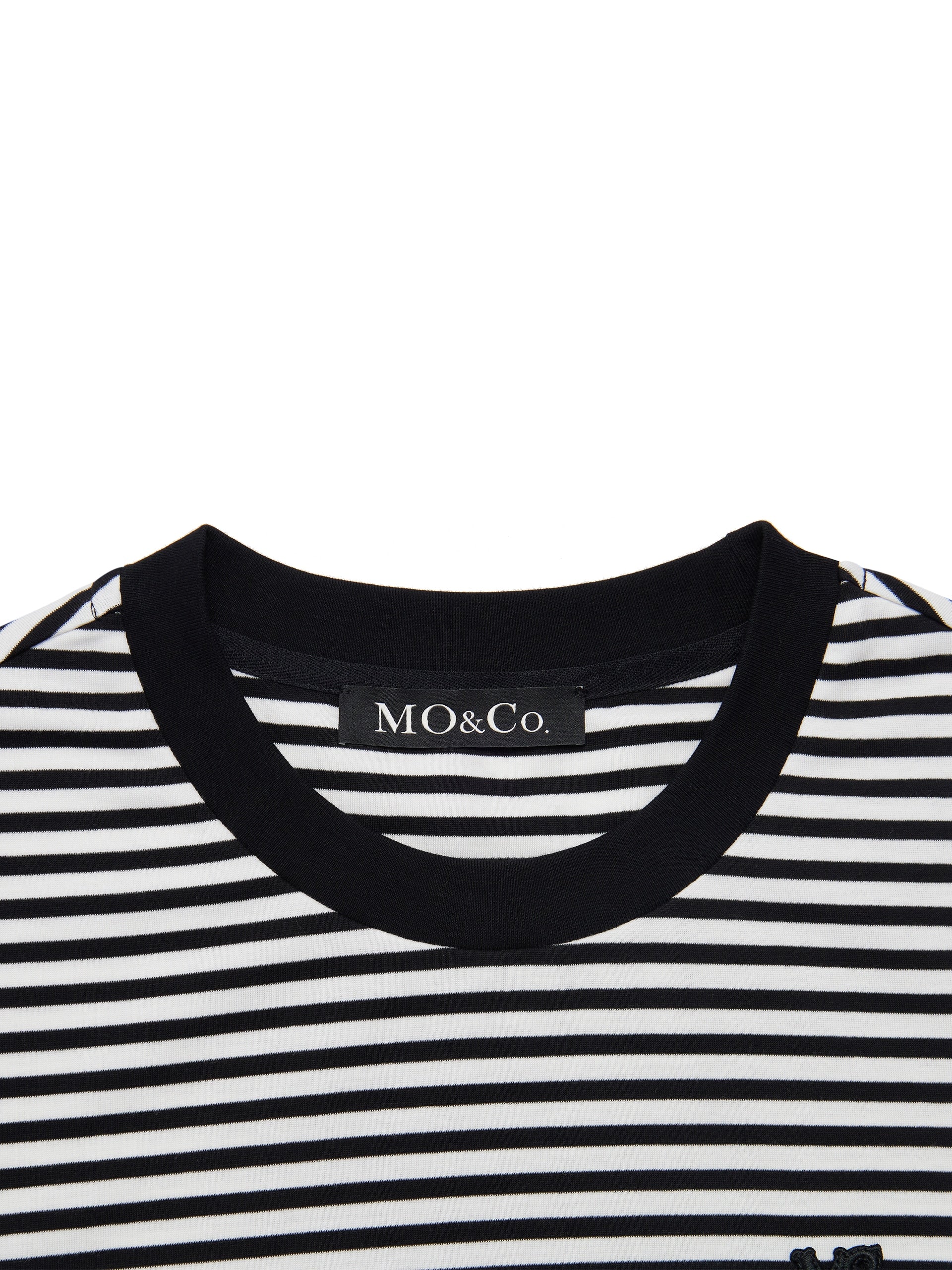 Striped Crewneck Cotton T-Shirt - Image 7