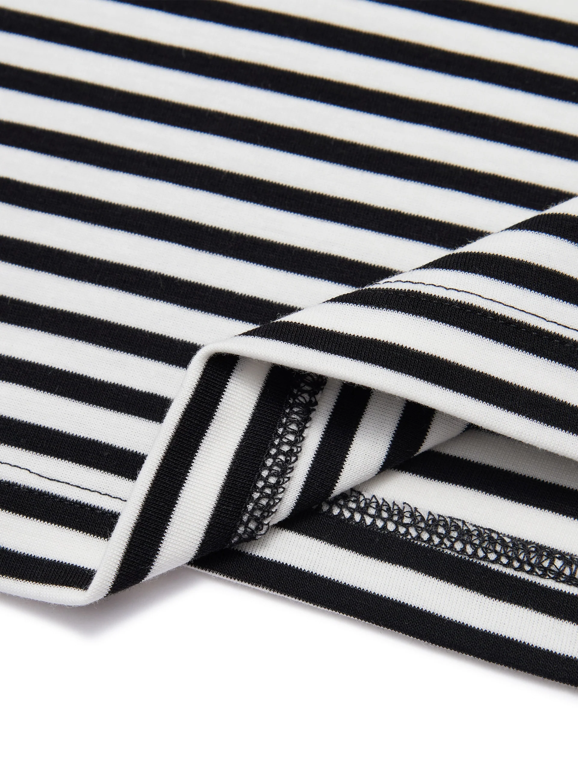 Striped Crewneck Cotton T-Shirt - Image 8