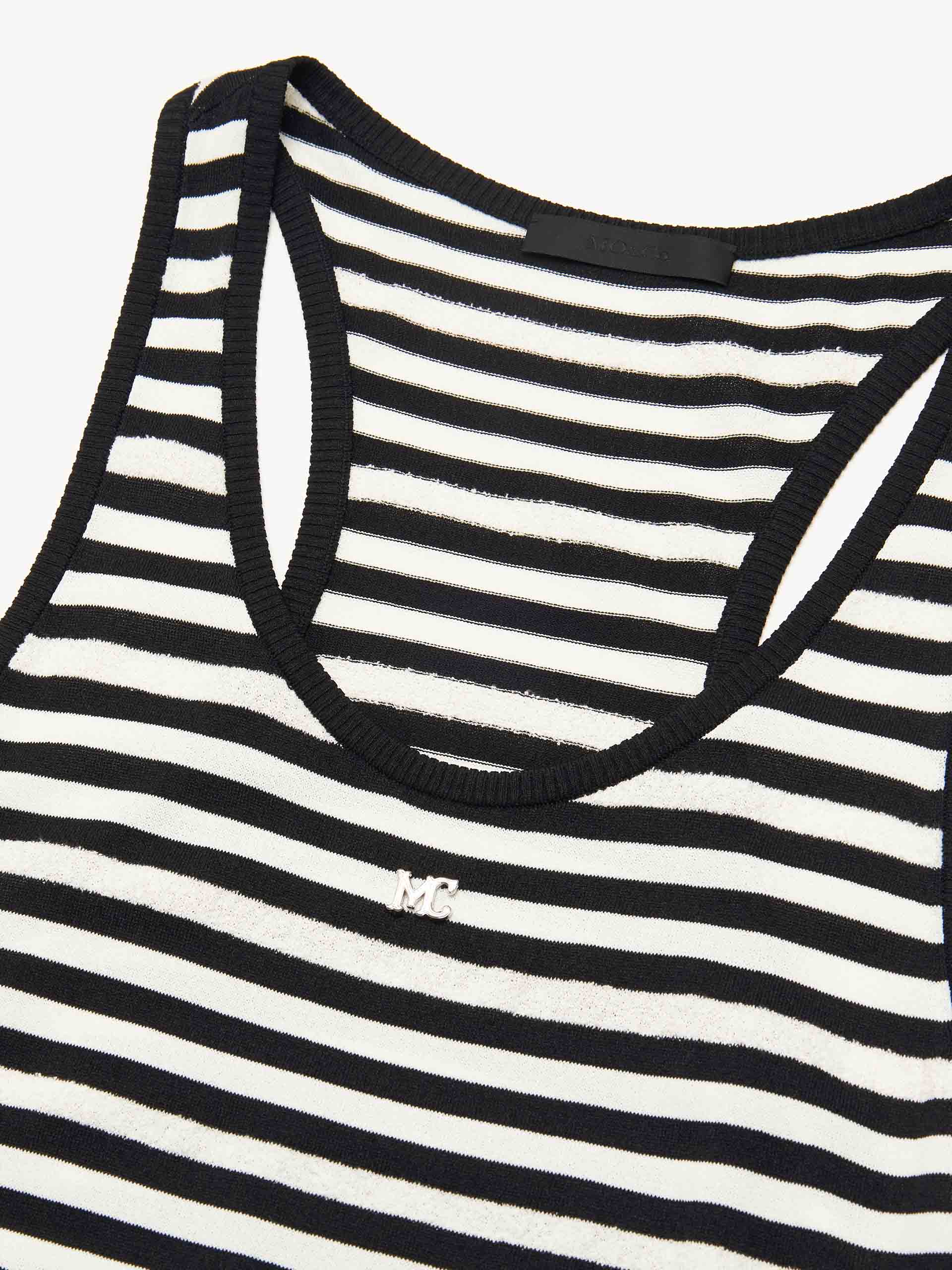 Striped Maxi Tank Dress - Image 5