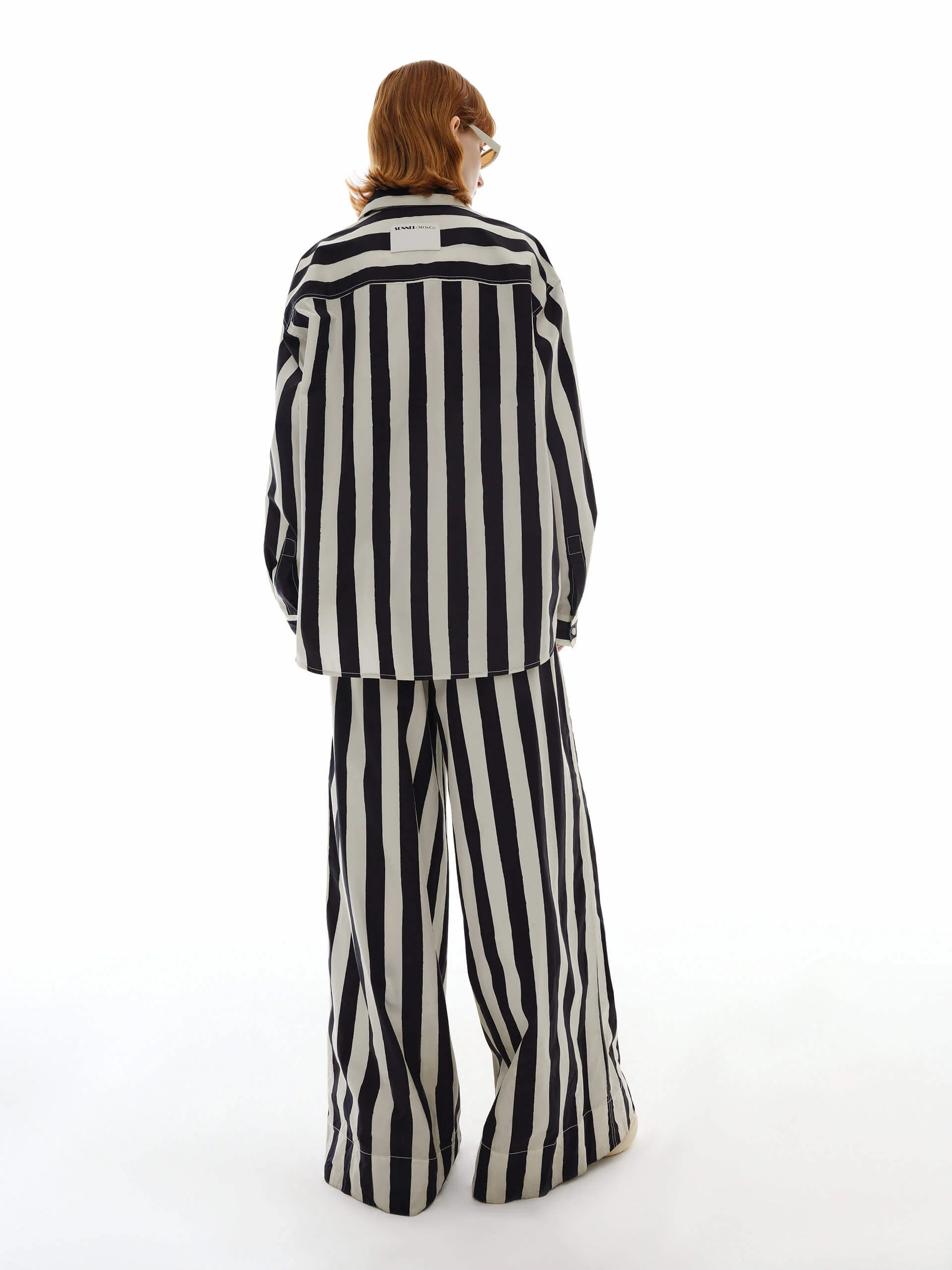 Striped Wide Leg Pants - Image 7