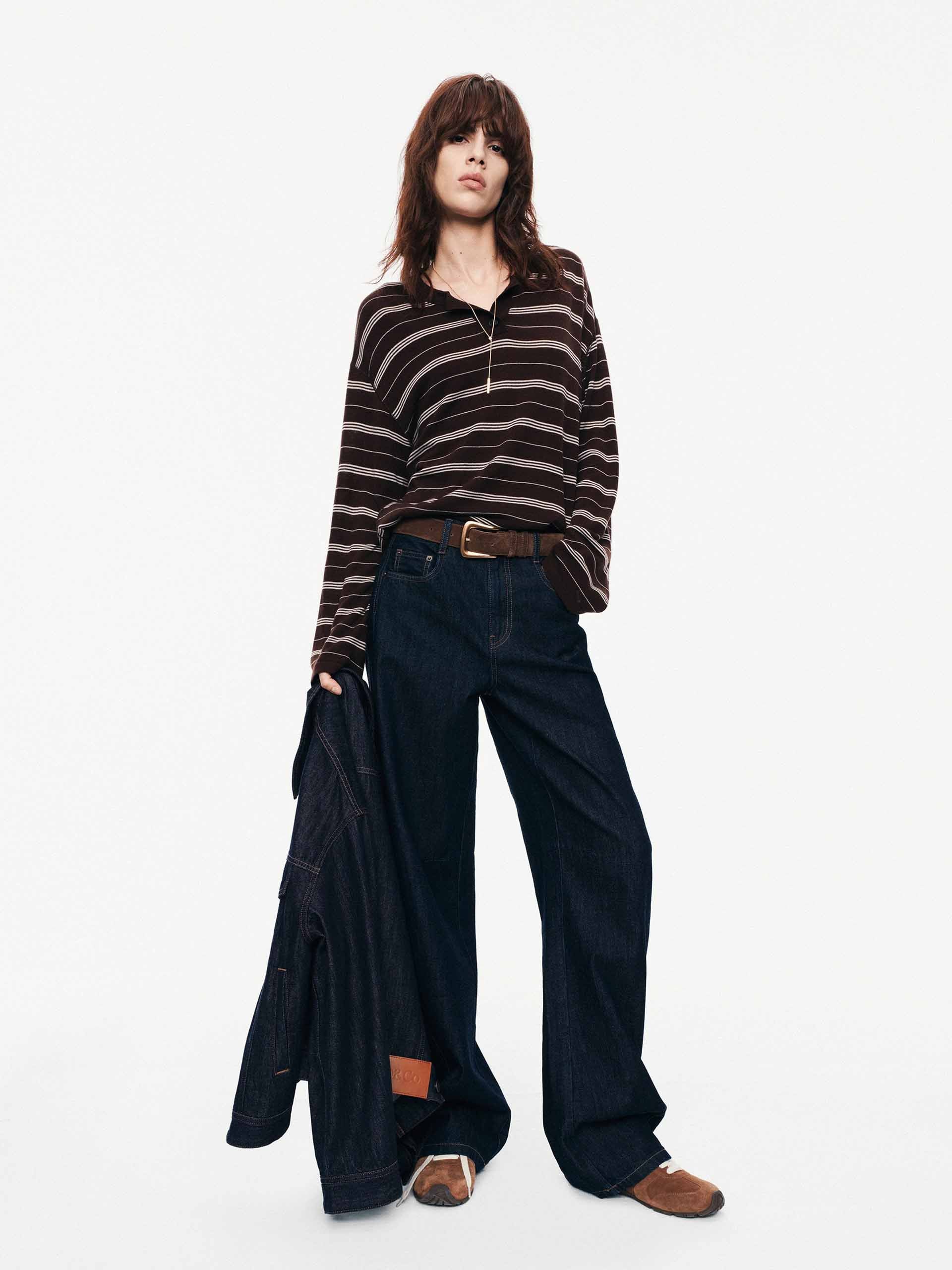 Striped Wool Knit Sweater - Image 10