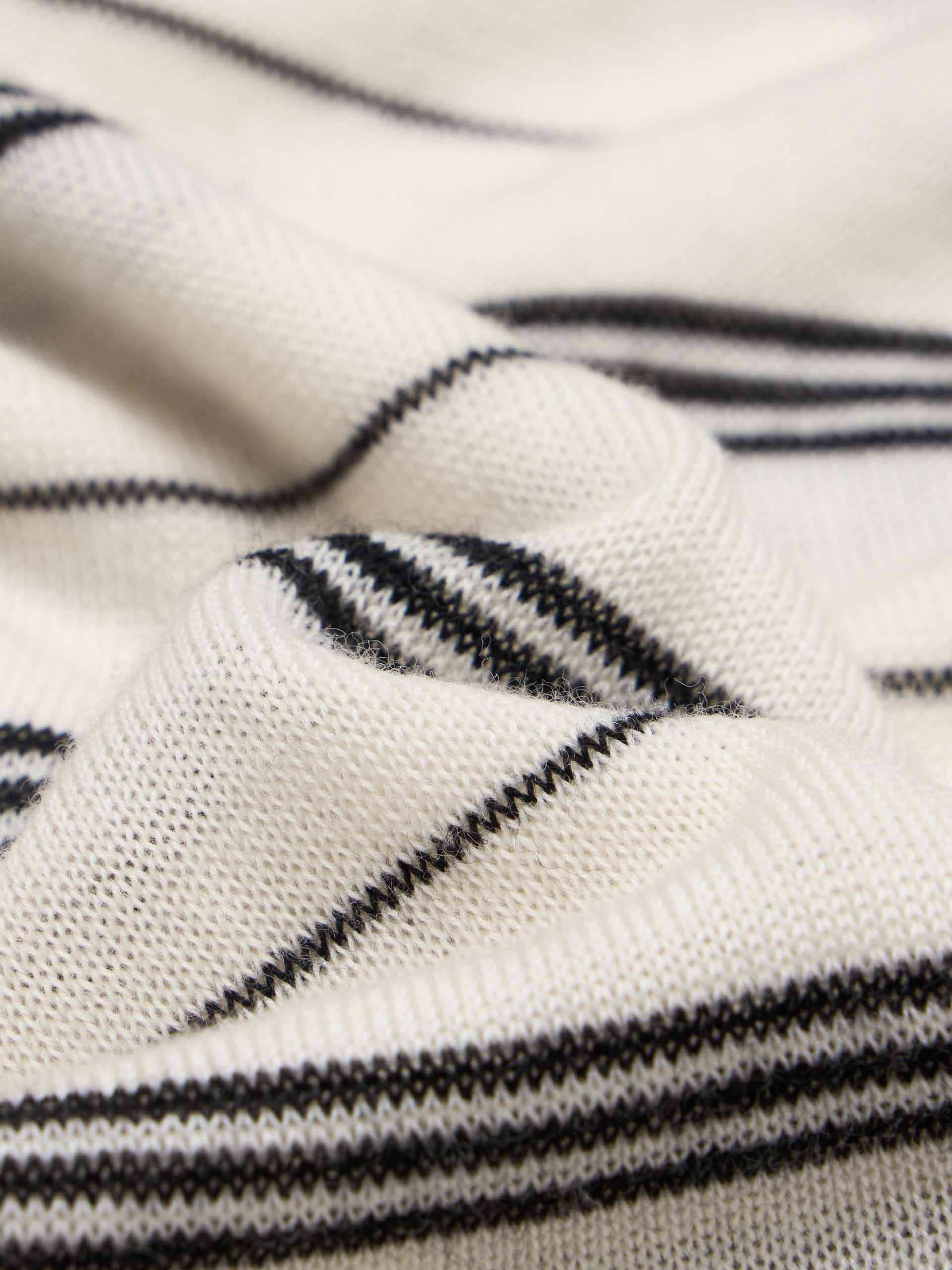 Striped Wool Knit Sweater - Image 4