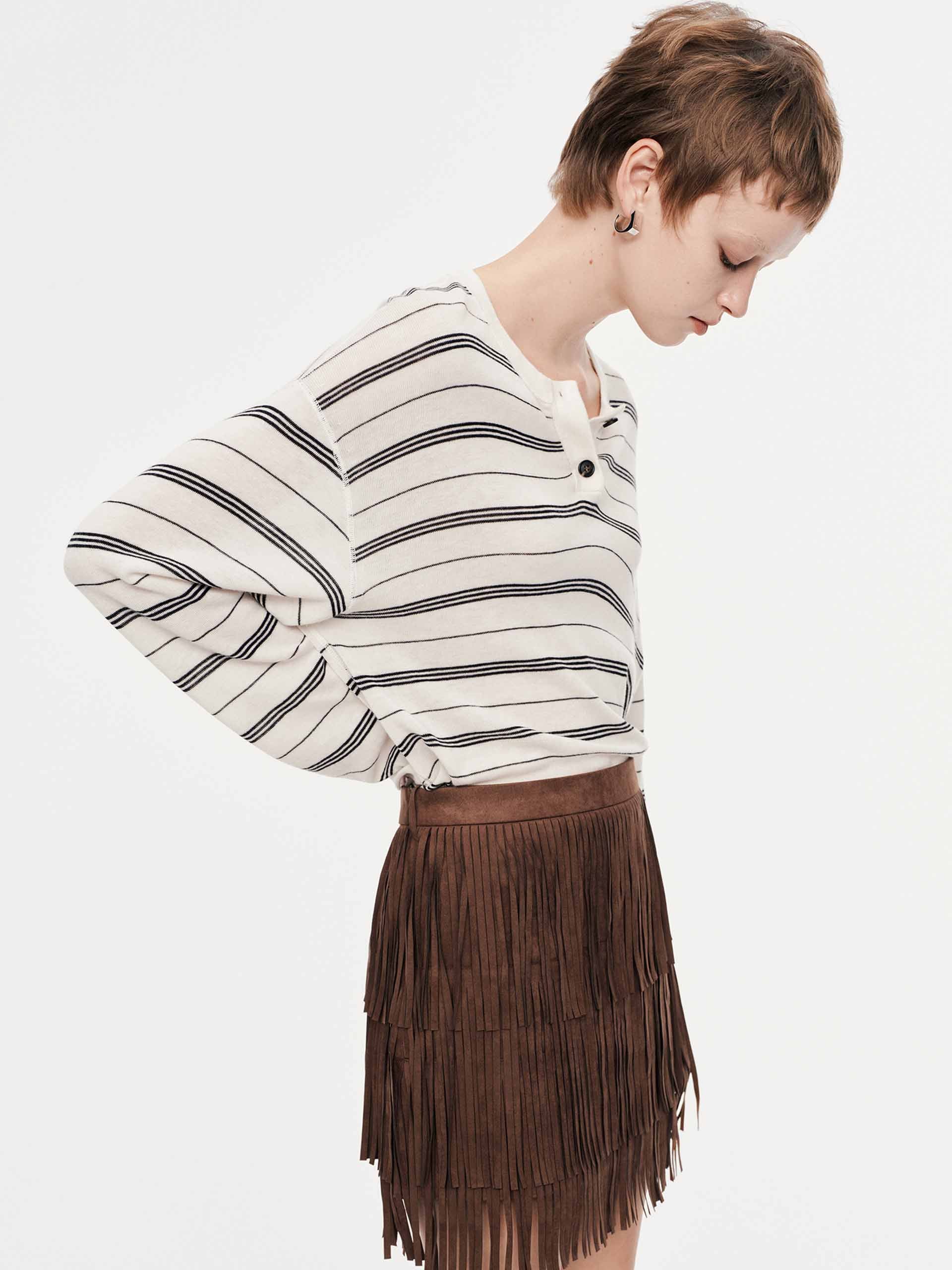 Striped Wool Knit Sweater - Image 7