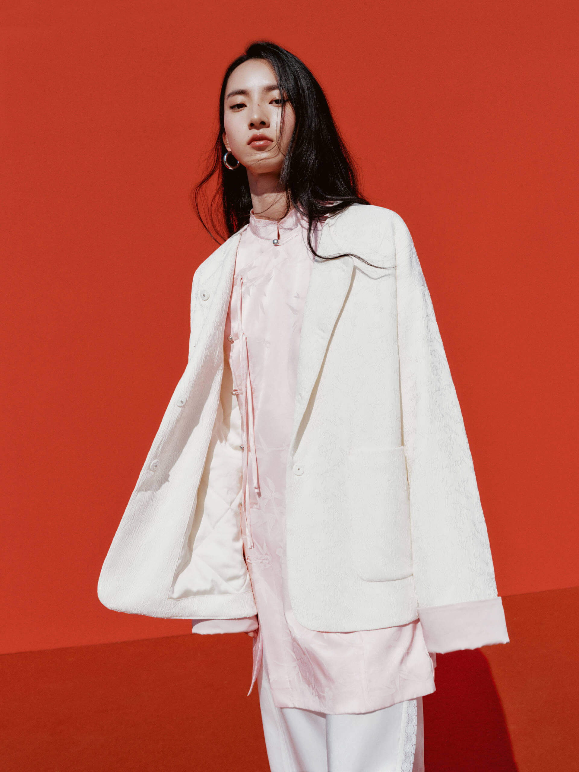 Structure Jacquard Coat - Image 2