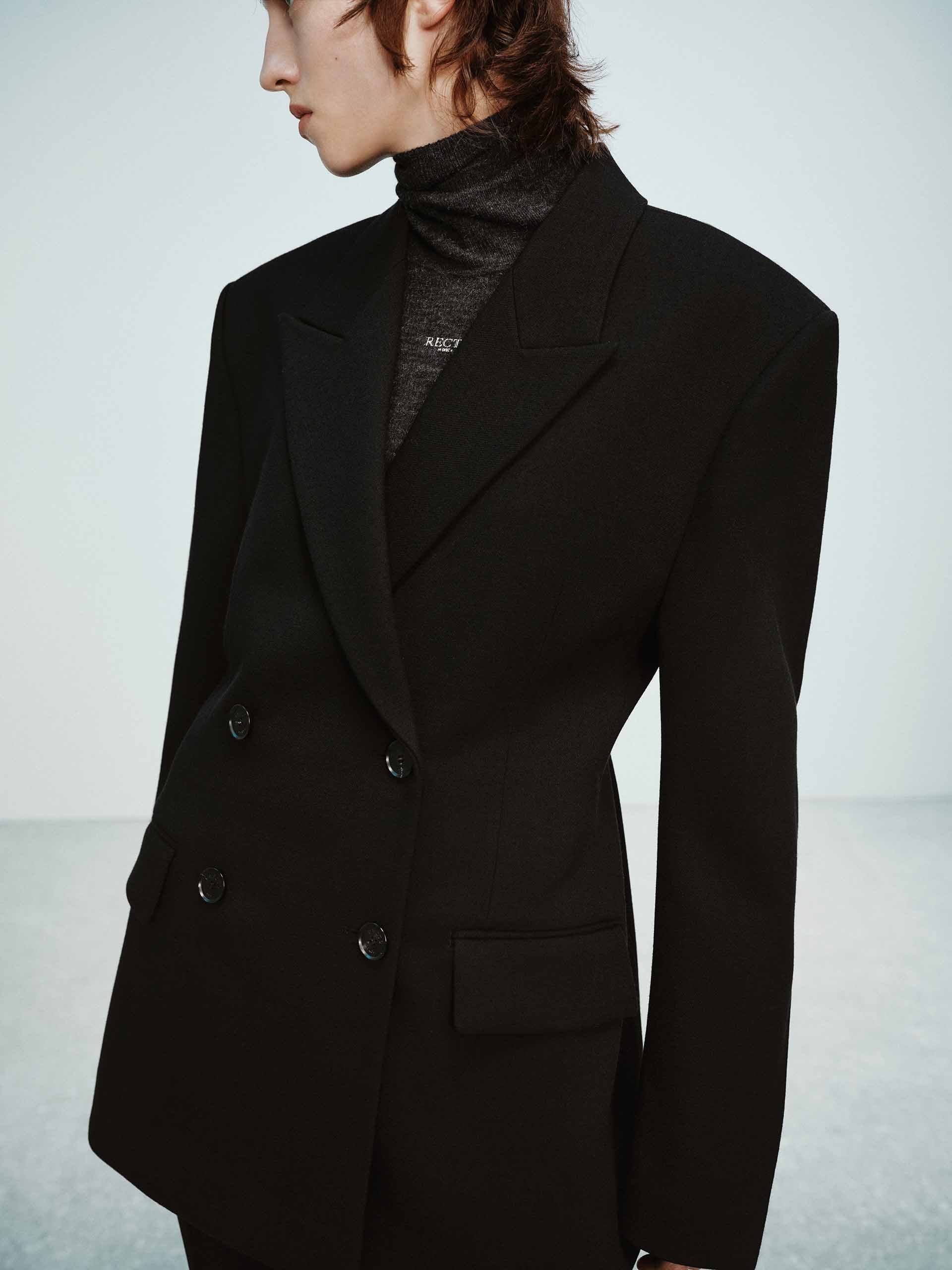 Structured Wool Blazer - Image 11