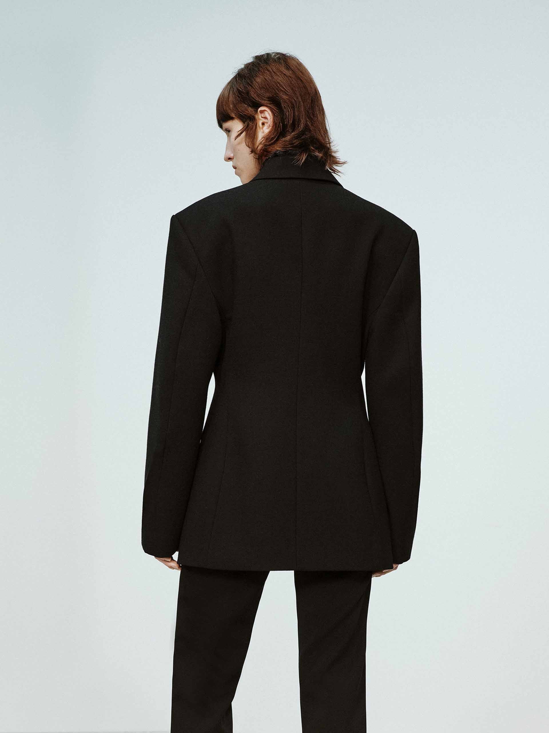 Structured Wool Blazer - Image 15