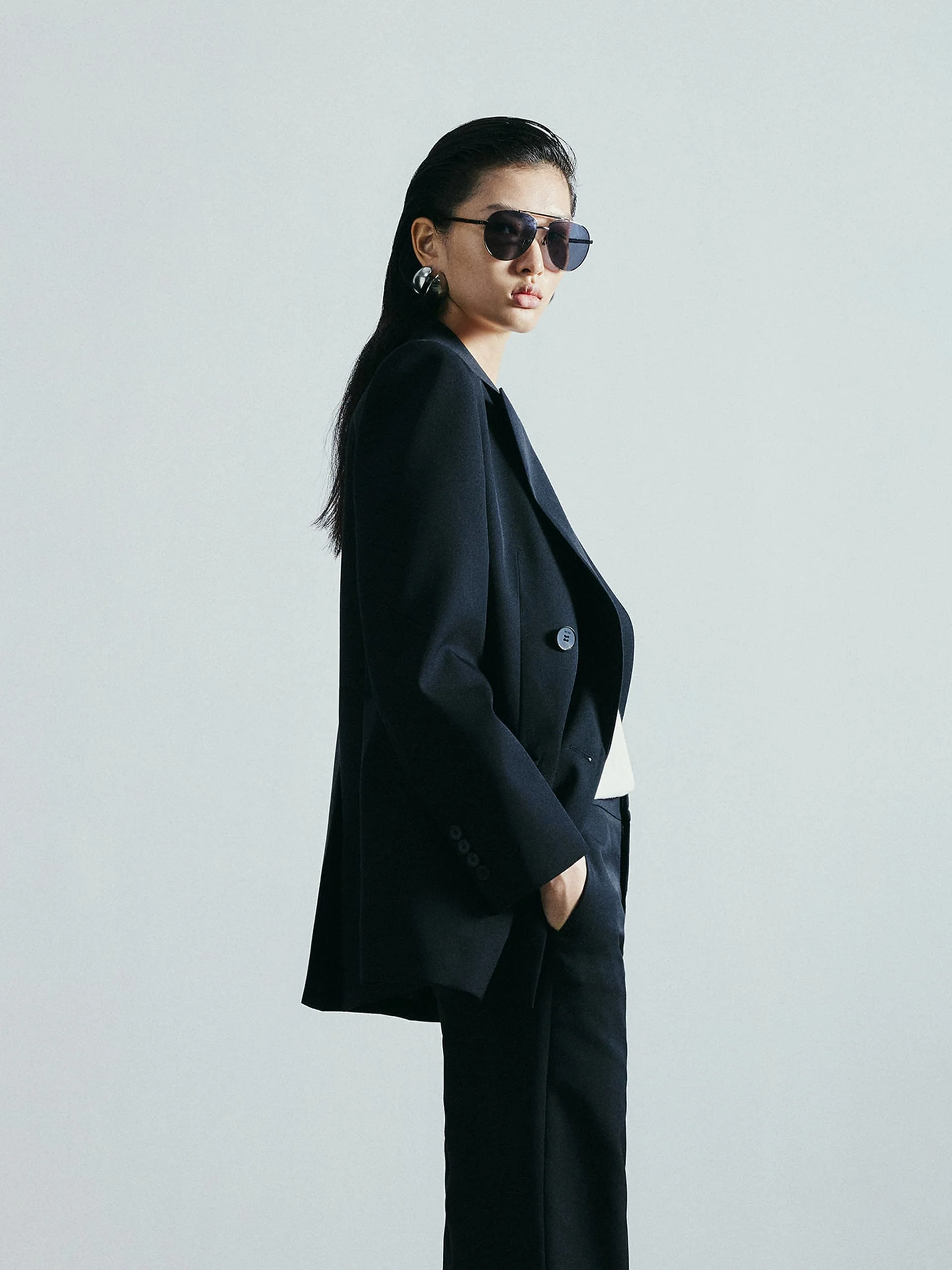 Structured Wool Blazer - Image 3