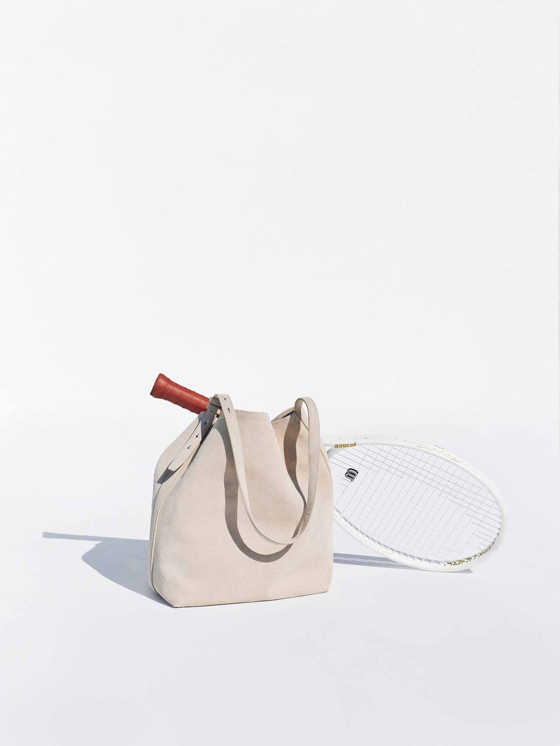 Suede-Texture Bucket Bag - Image 8