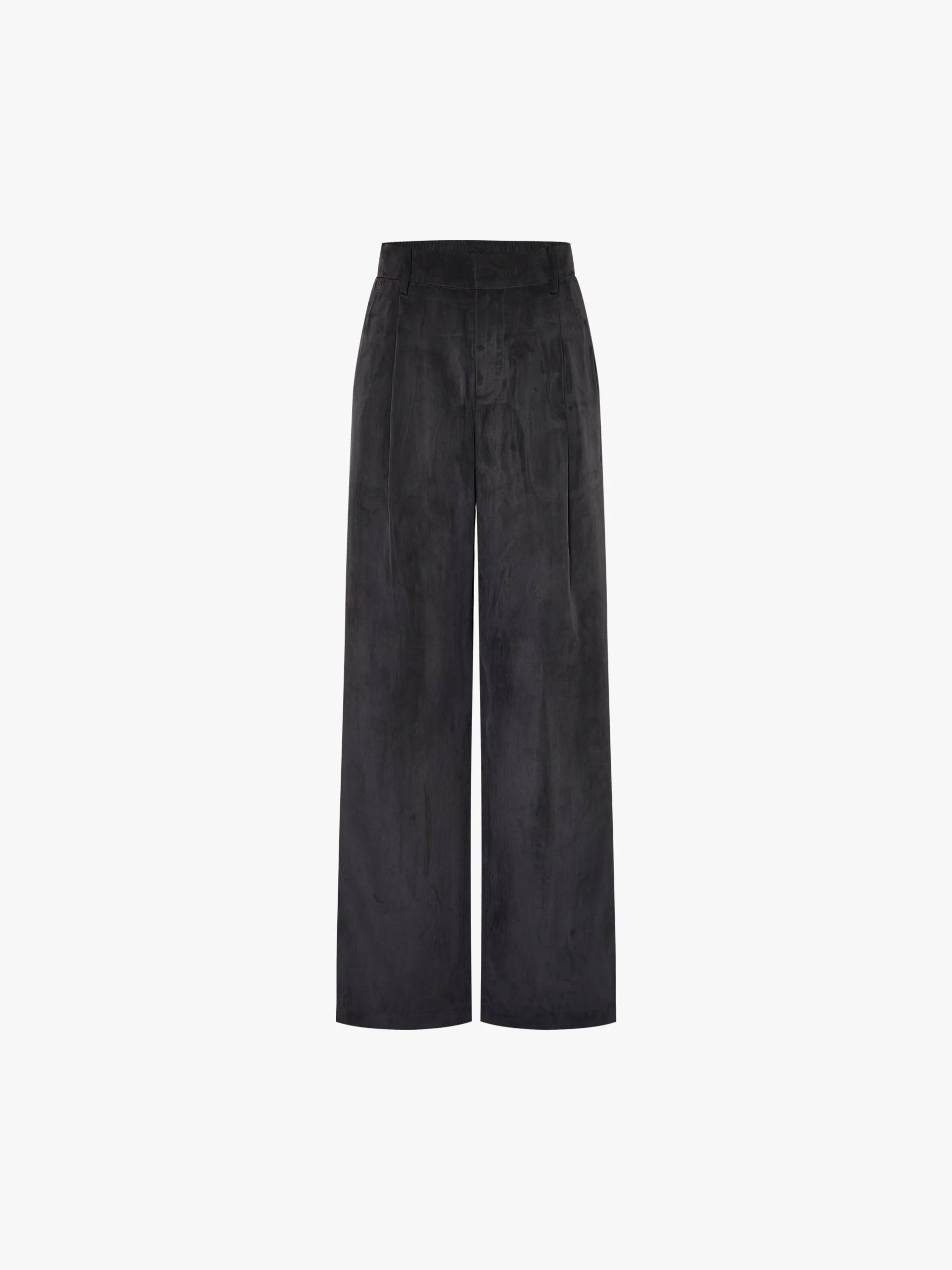 Suede Texture Straight Pants - Image 5