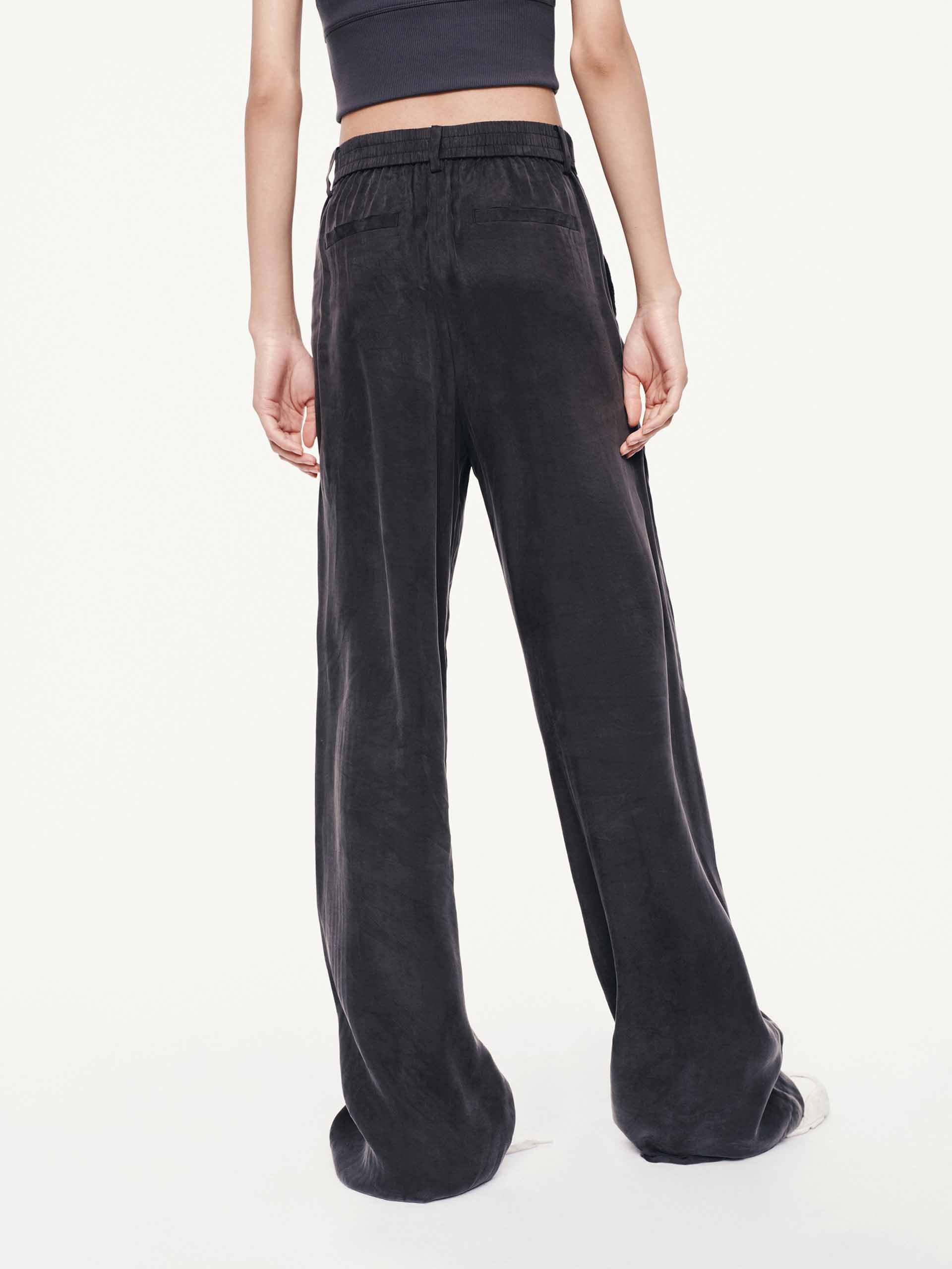 Suede Texture Straight Pants - Image 6