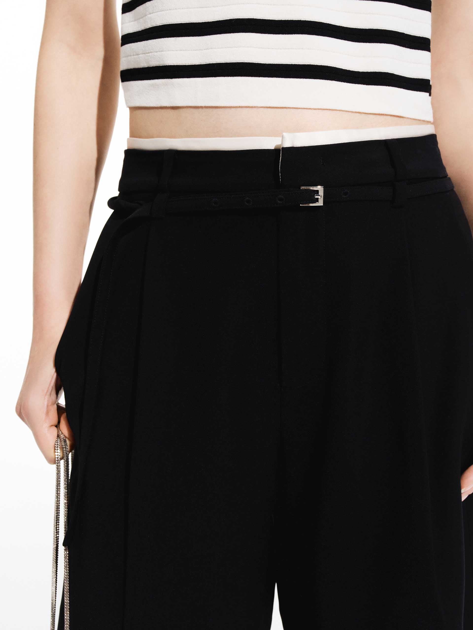 Contrast Detail Suit Shorts - Image 9