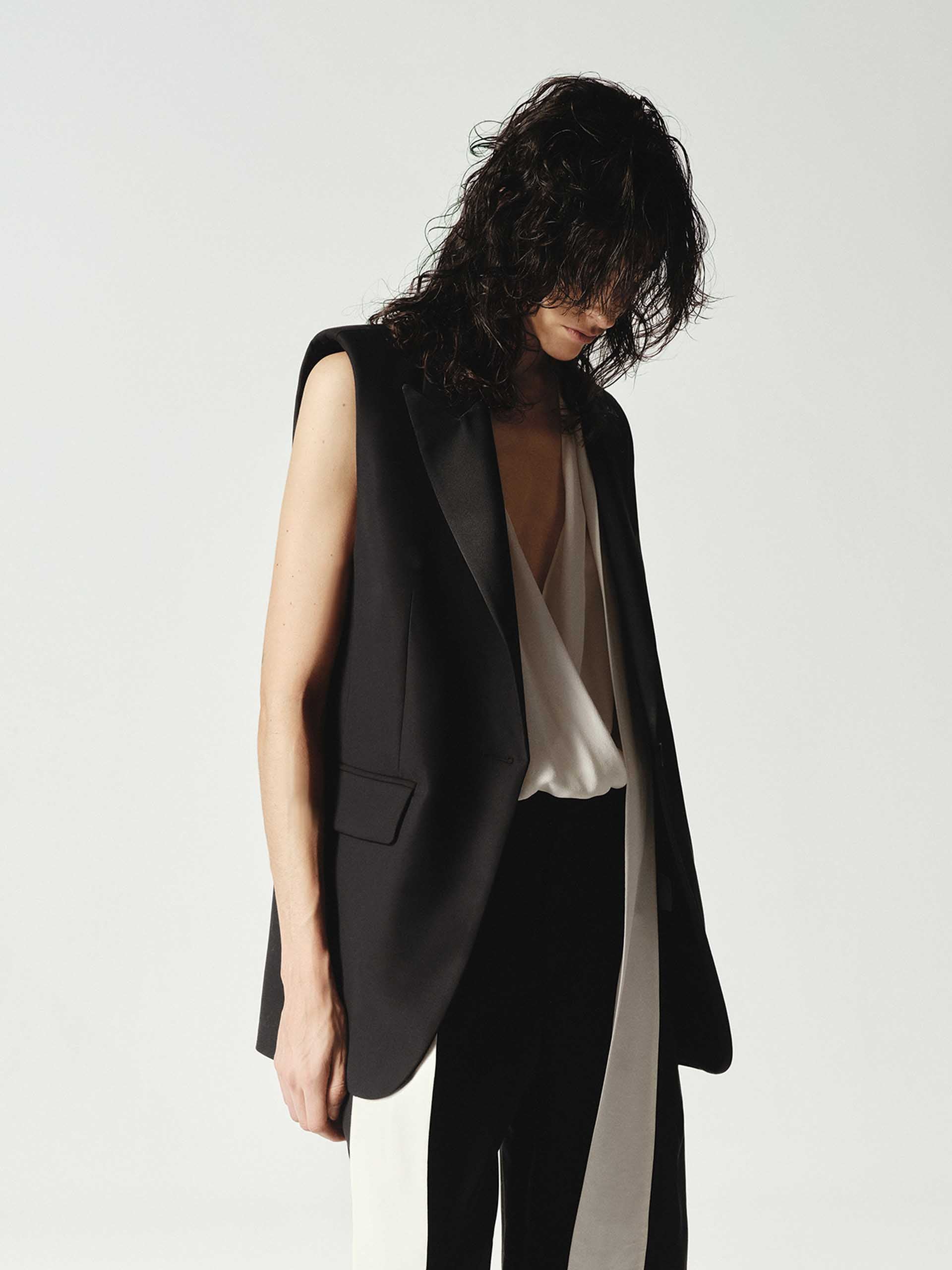 Tailored Cotton Waistcoat - Image 3