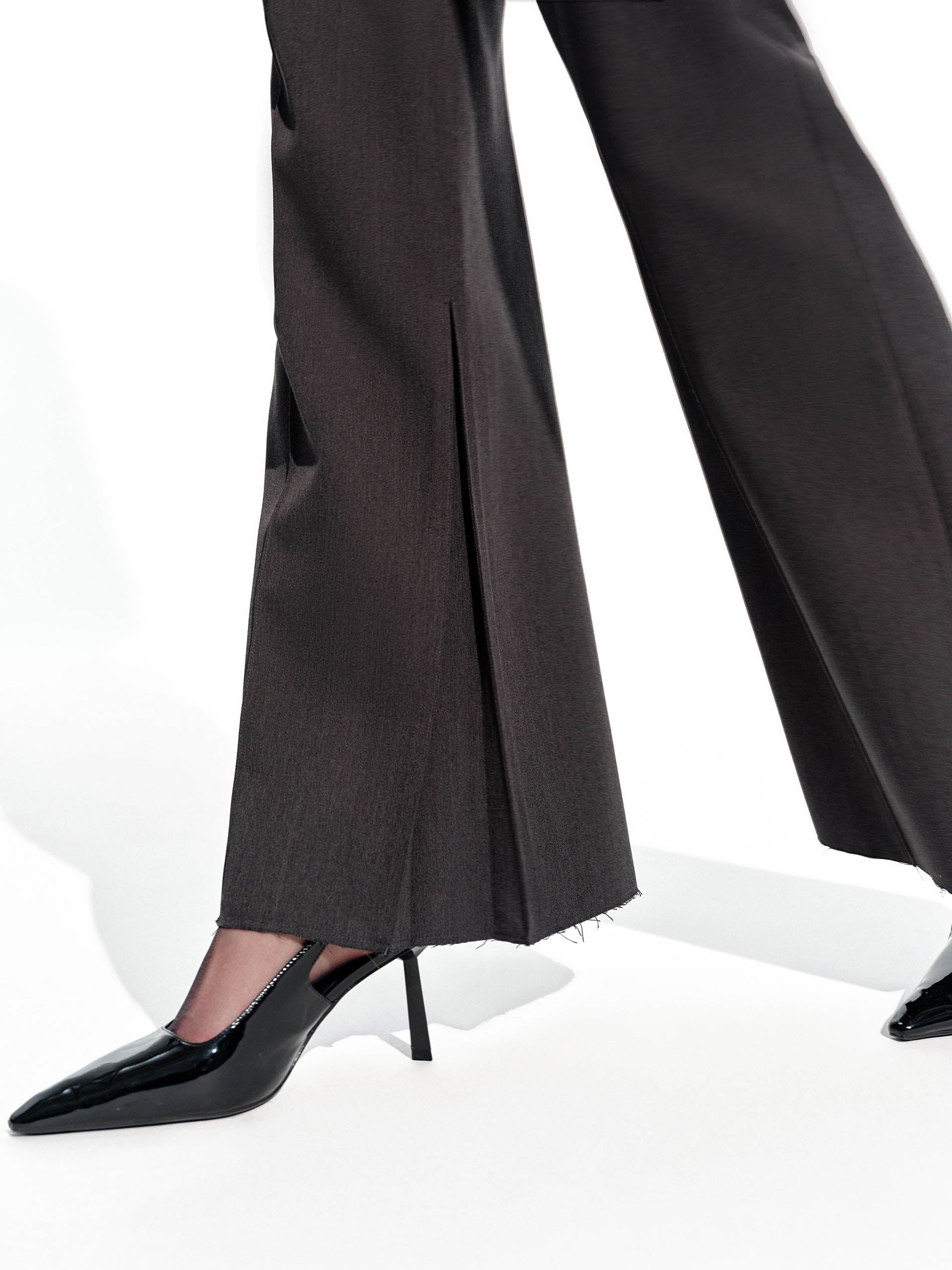 Tailored Raw Hem Pants - Image 3