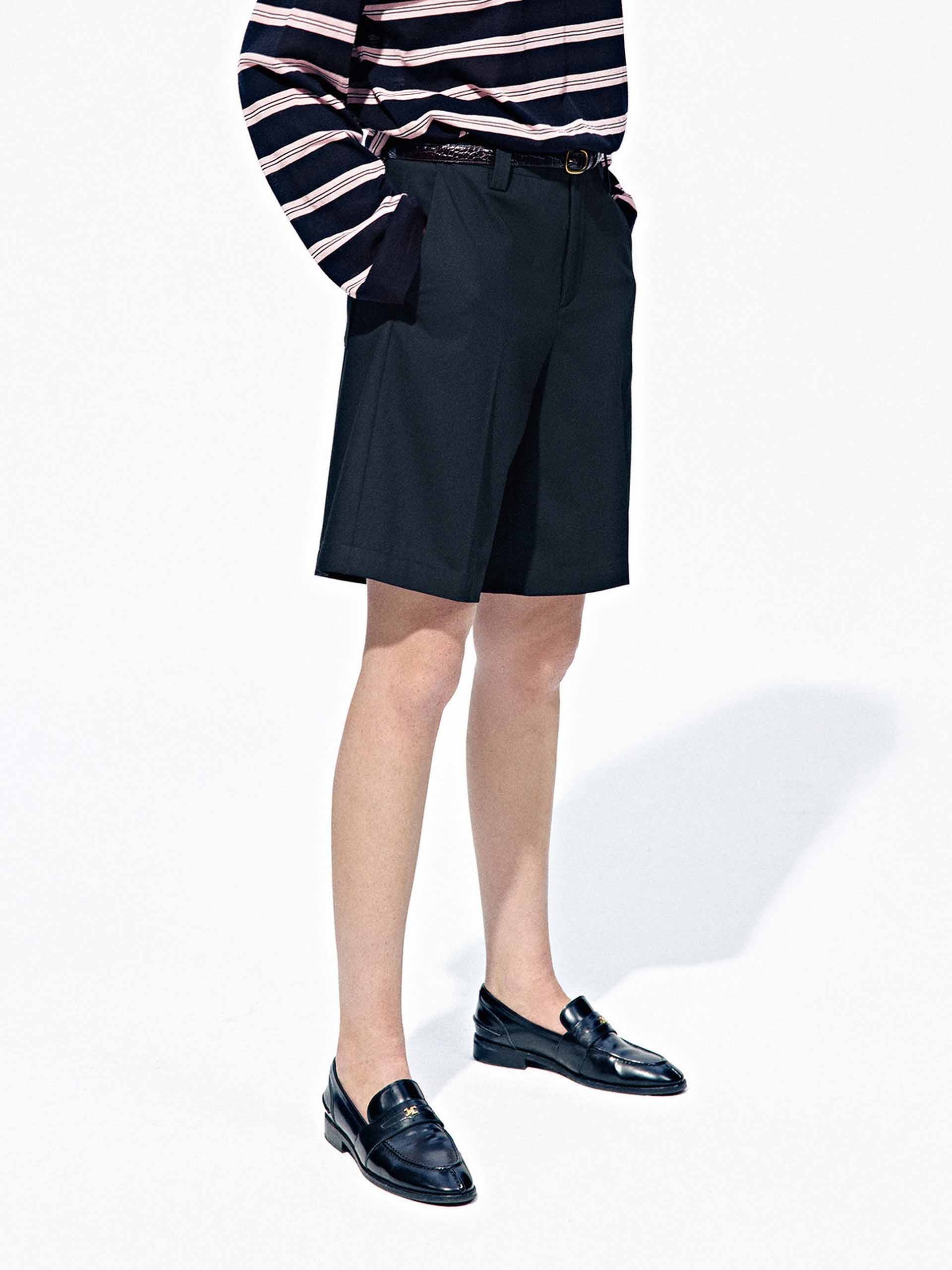 Tailored Straight Bermuda Shorts - Image 13