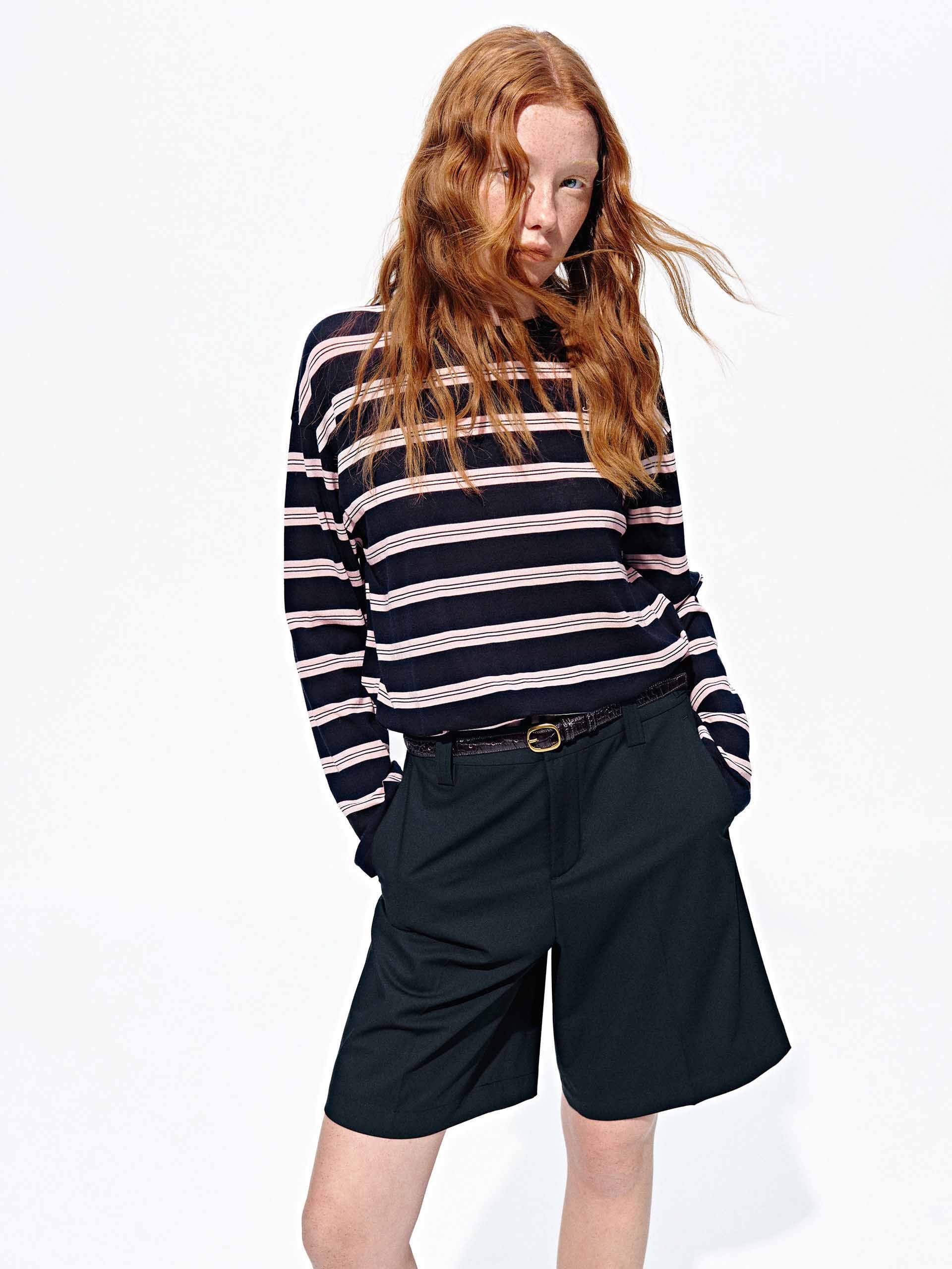 Tailored Straight Bermuda Shorts - Image 15
