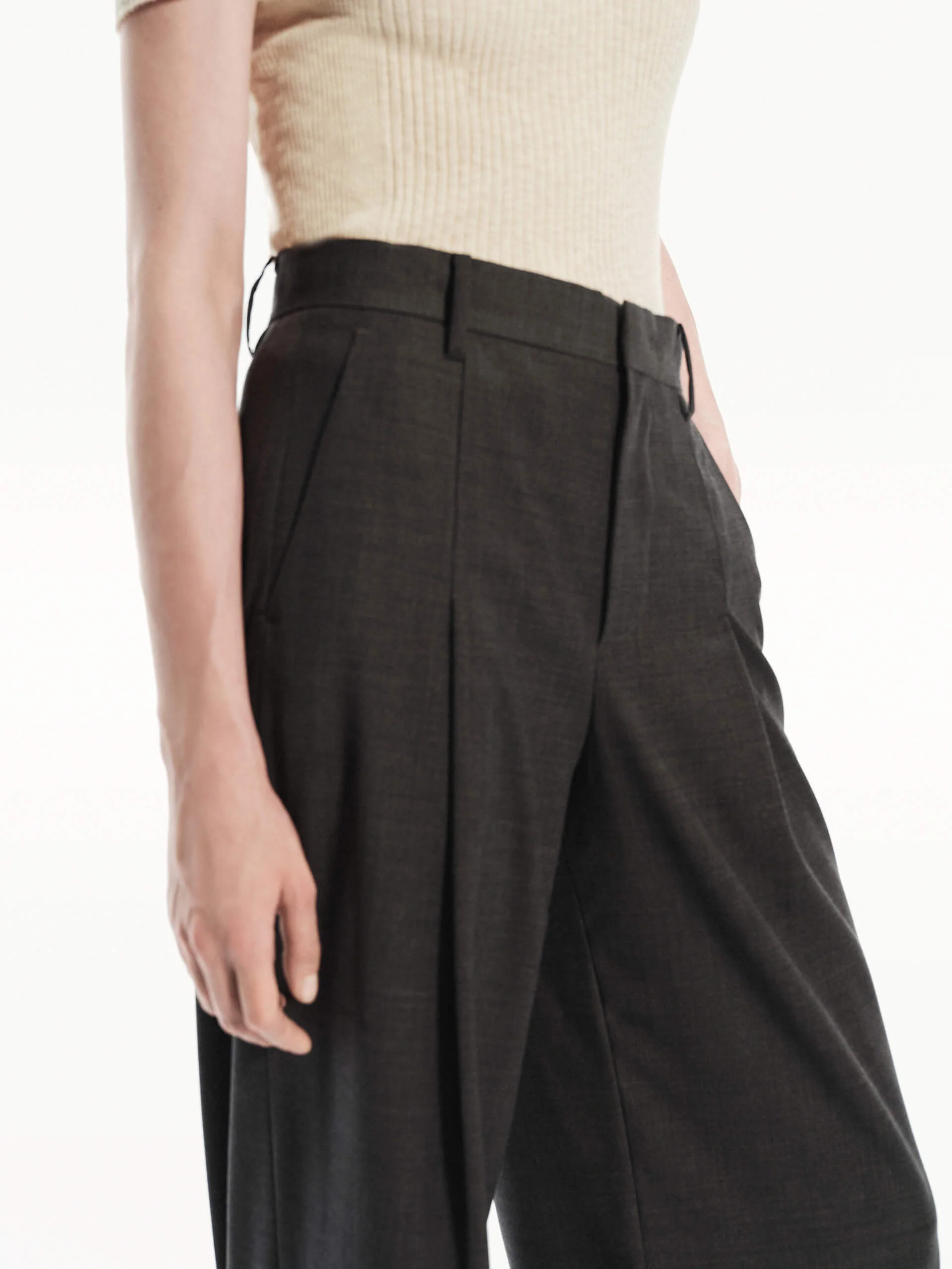 Tailored Wide Leg Pants - Image 8