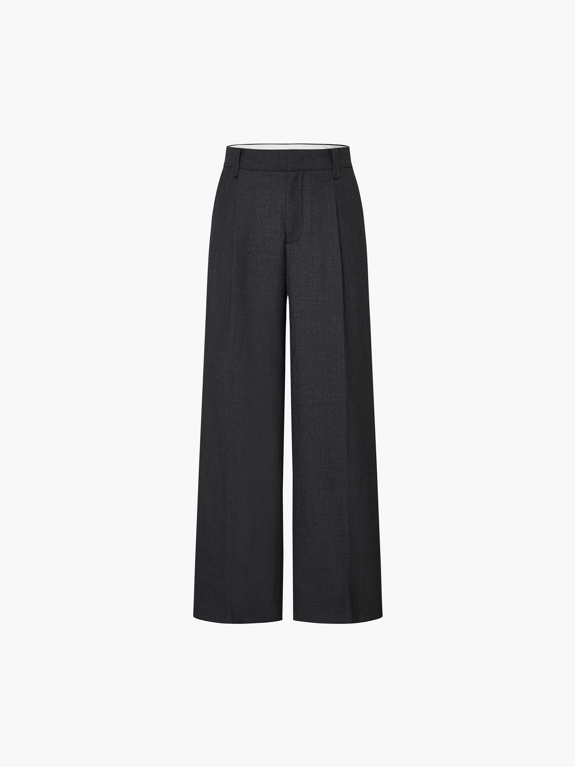 Tailored Wool Blend Pants - Image 5