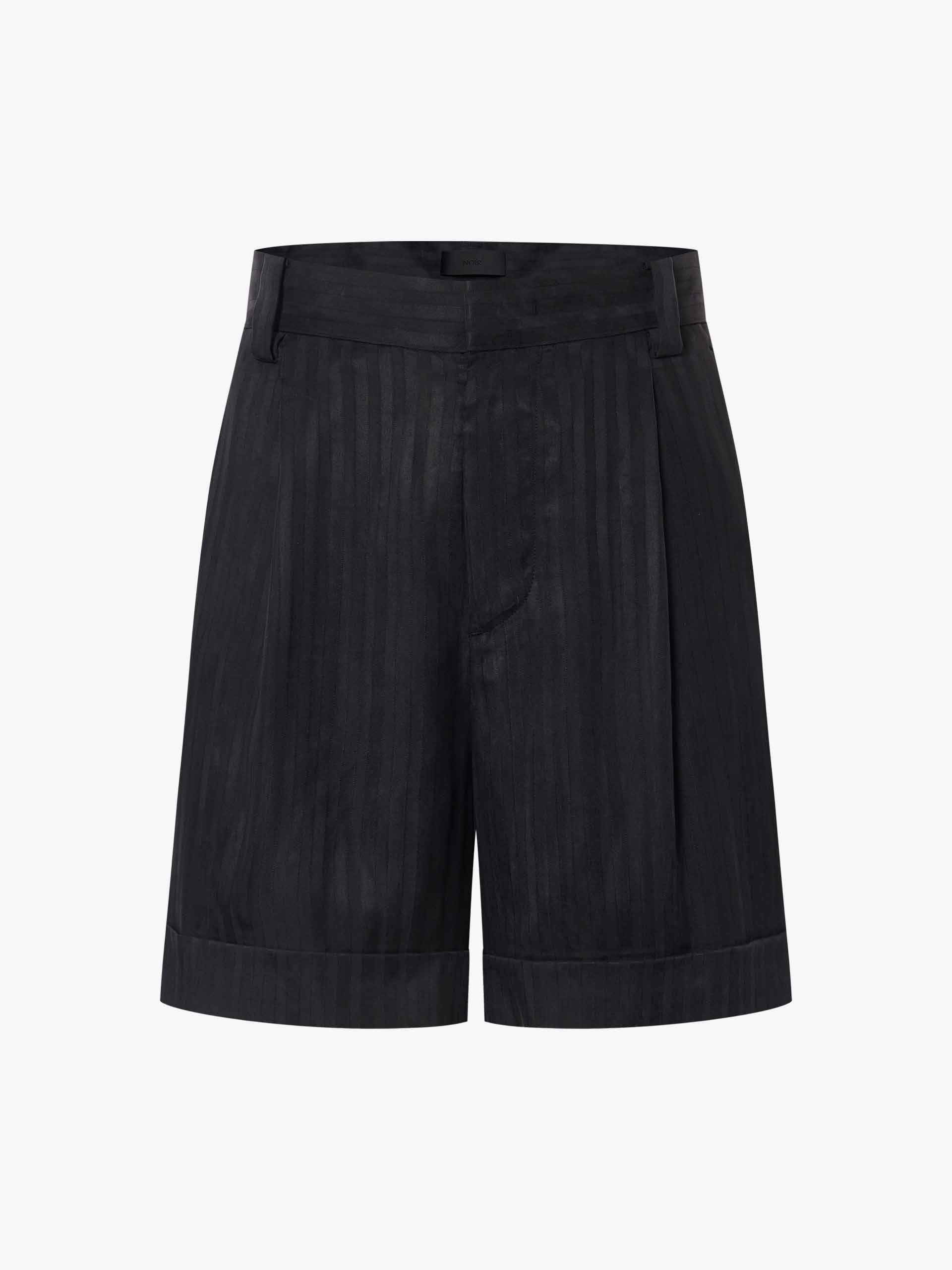 Textured Finish Cupro Shorts - Image 5