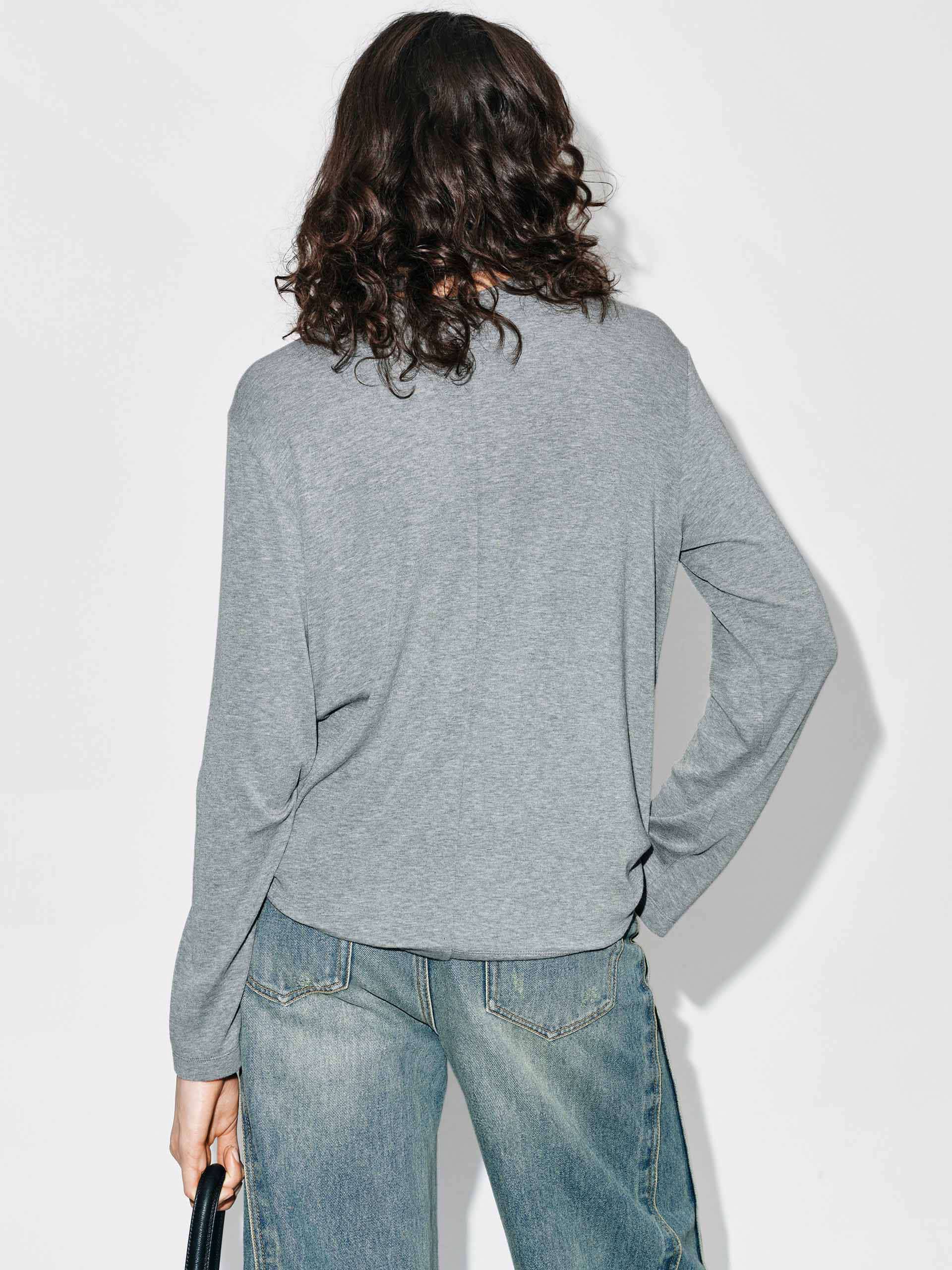 Tie Detail Turtleneck Blouse - Image 12