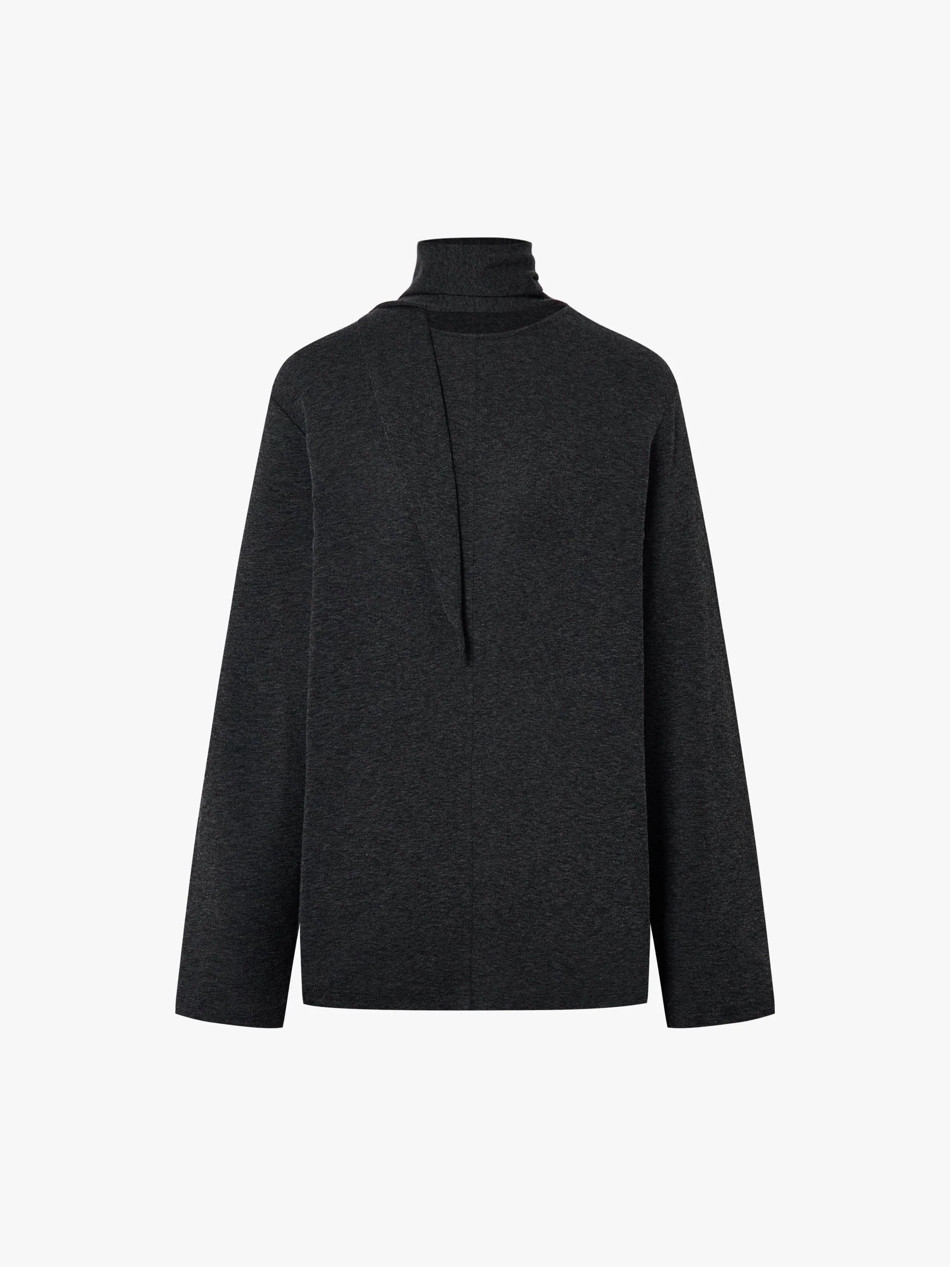Tie Detail Turtleneck Blouse - Image 5