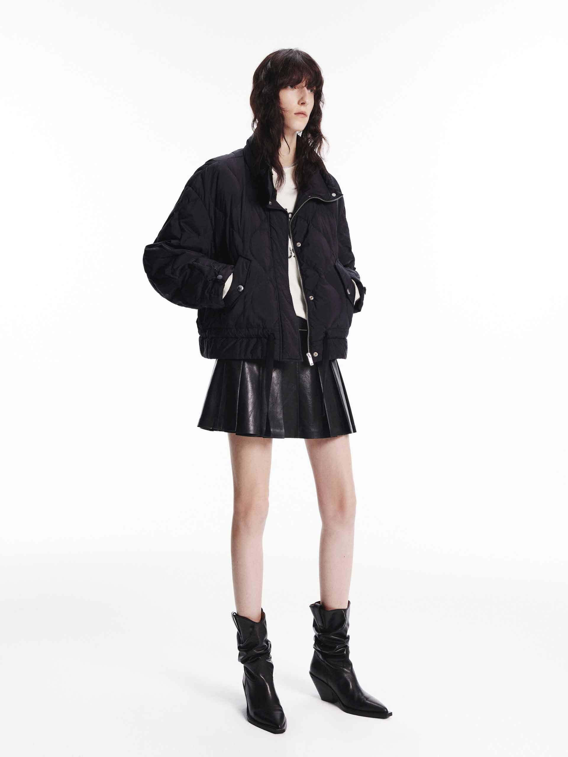 Tie Hem Quilted Down Jacket - Image 10