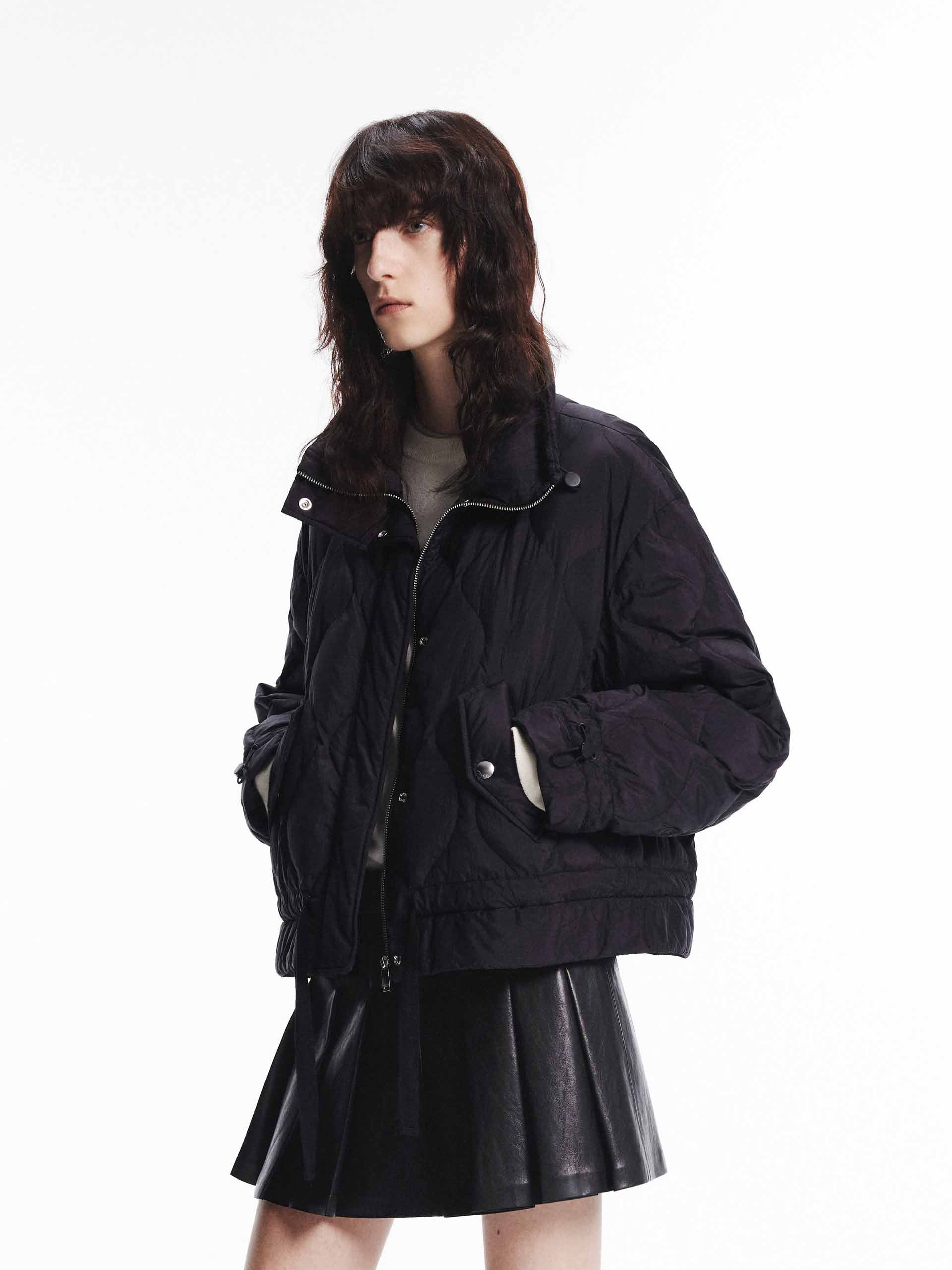 Tie Hem Quilted Down Jacket - Image 11