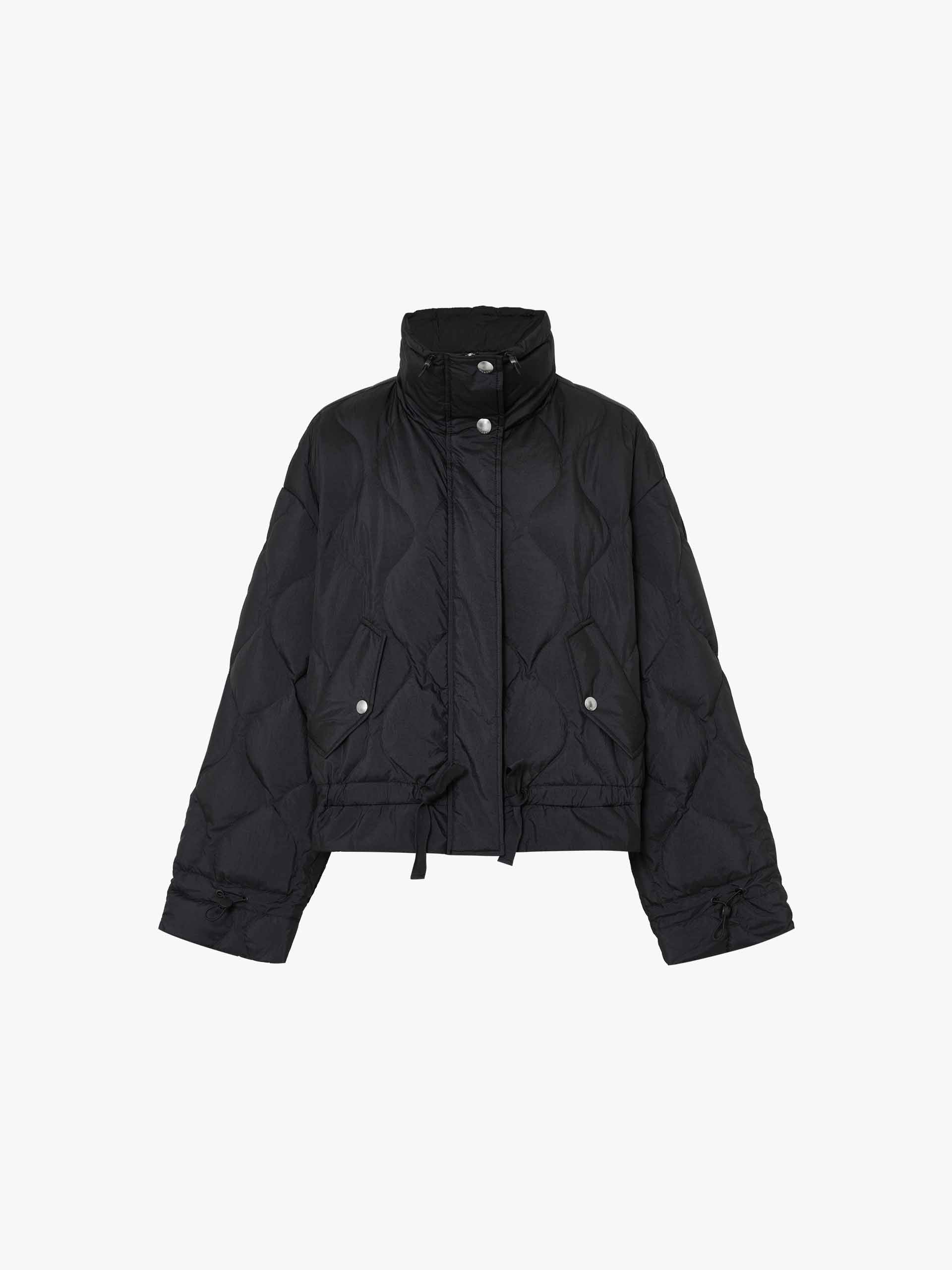Tie Hem Quilted Down Jacket - Image 13