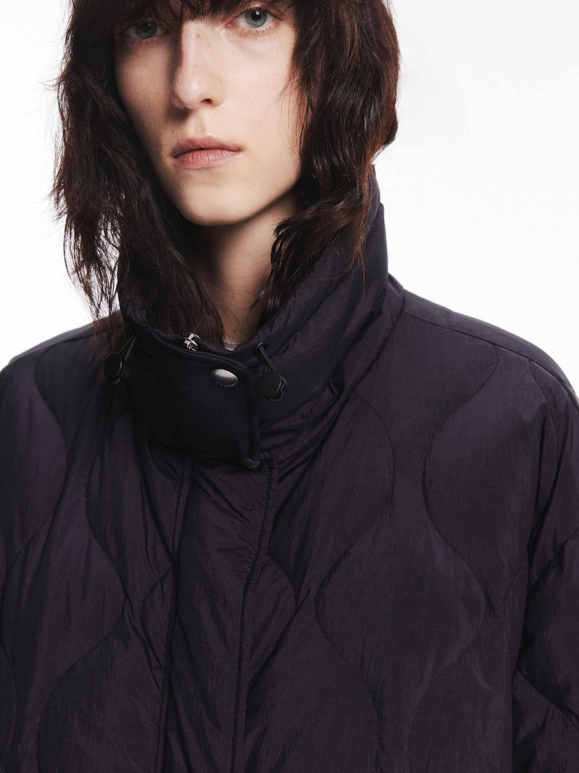 Tie Hem Quilted Down Jacket - Image 15