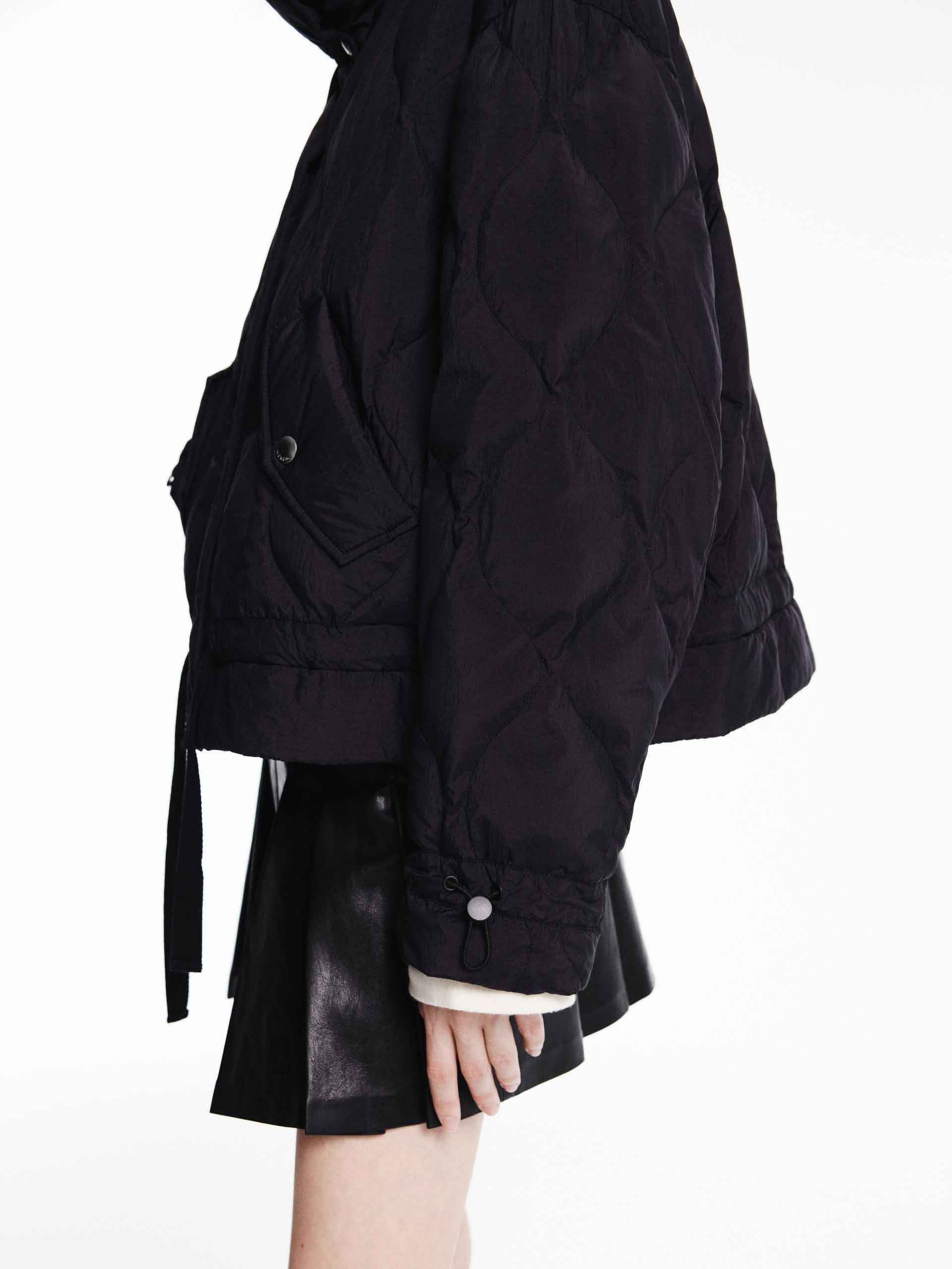 Tie Hem Quilted Down Jacket - Image 16