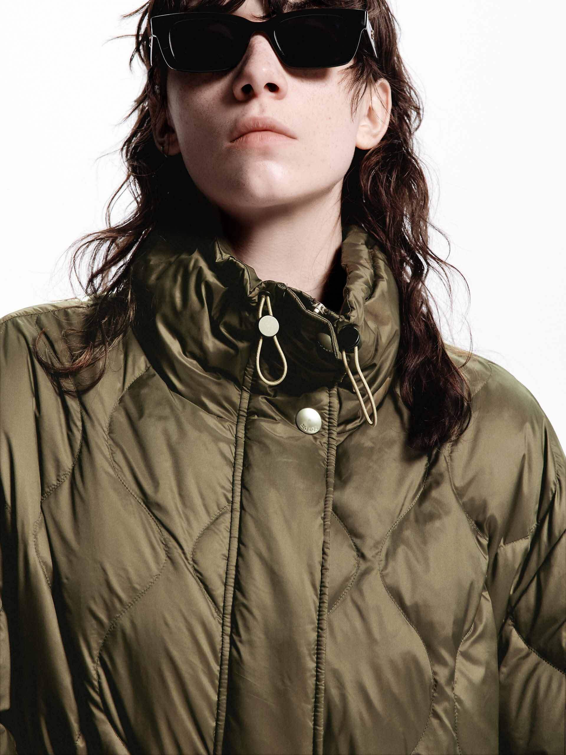 Tie Hem Quilted Down Jacket - Image 6