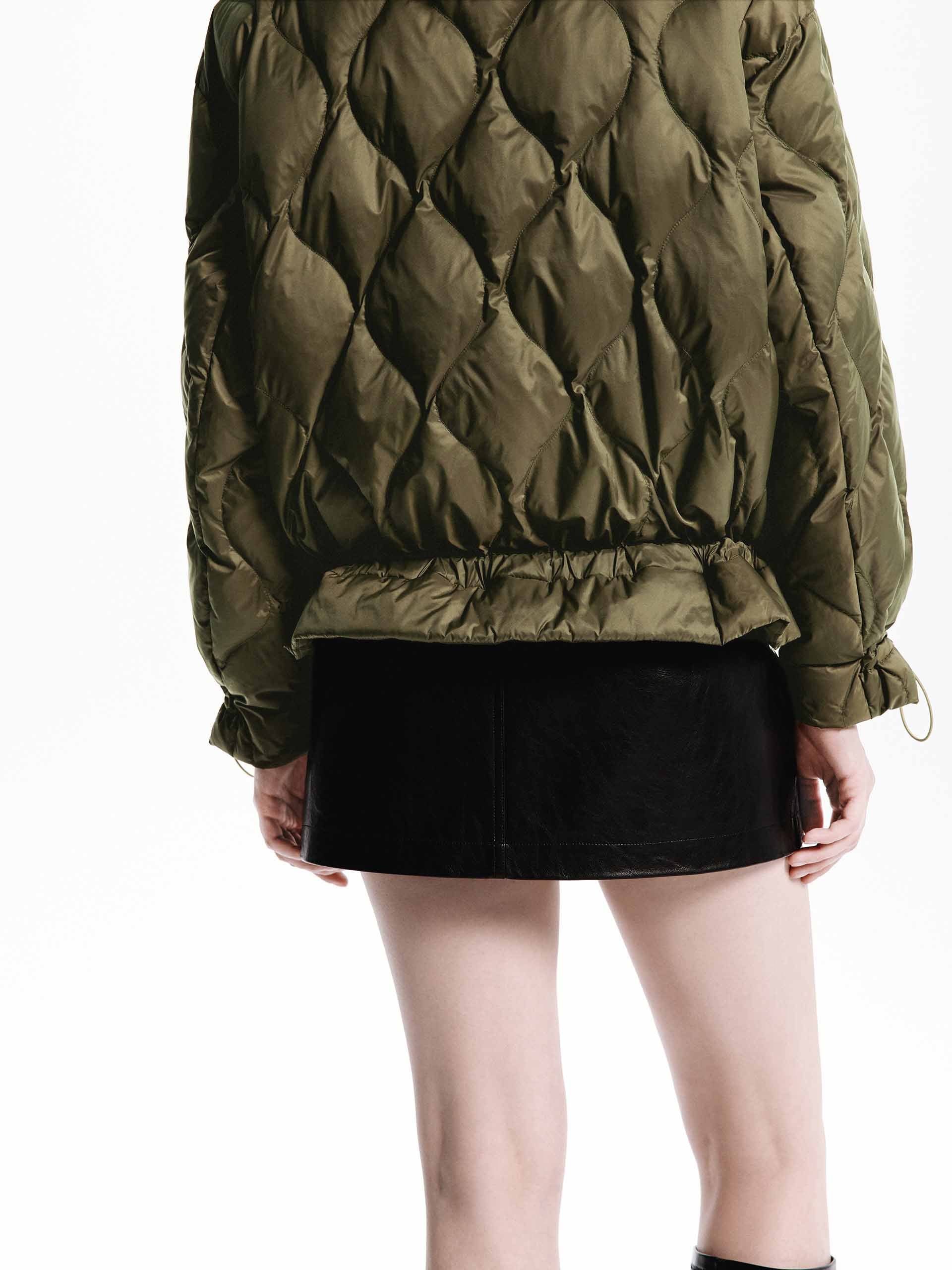 Tie Hem Quilted Down Jacket - Image 8