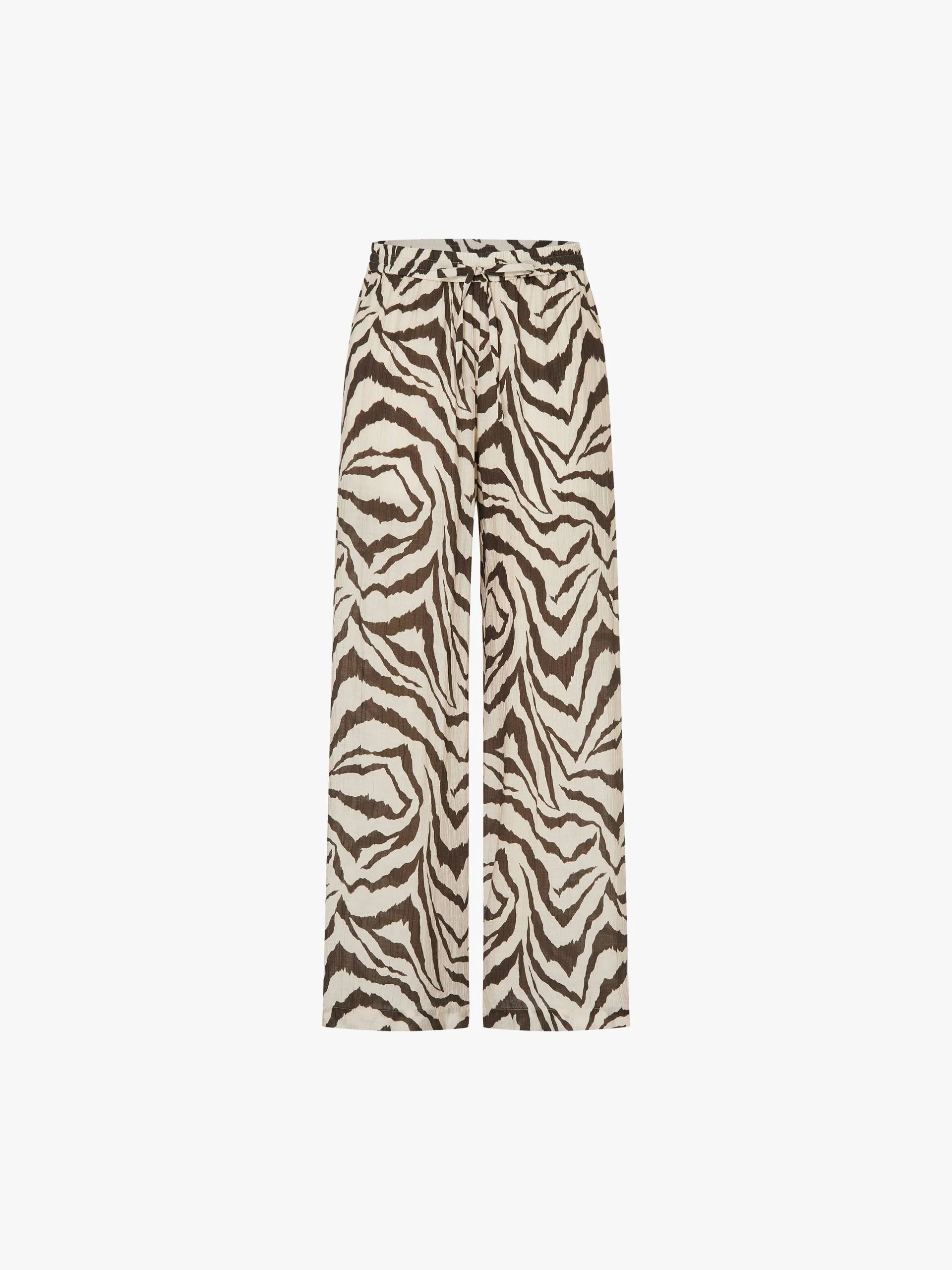 Tiger Striped Straight Trousers - Image 5