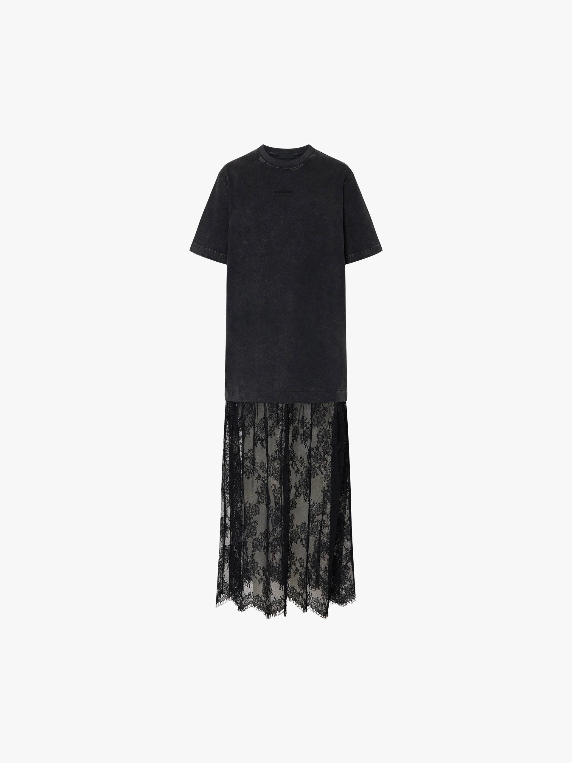 Tulle-paneled T-shirt Dress - Image 5