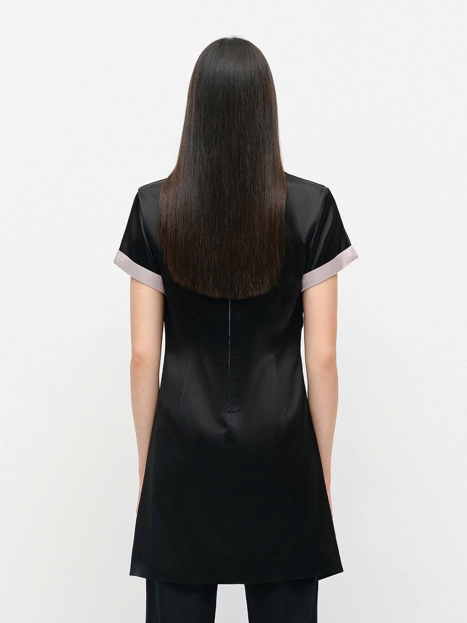 Turn Cuff Mini Dress - Image 8