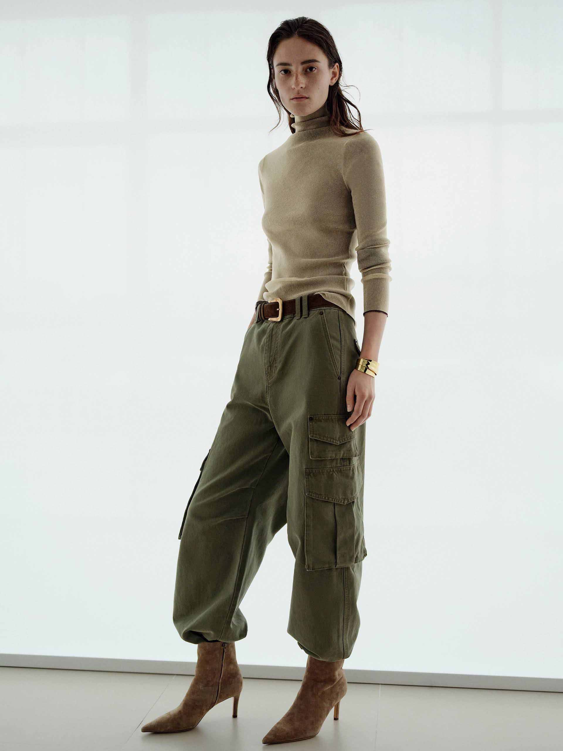 Turtleneck Long Sleeves Blouse - Image 2