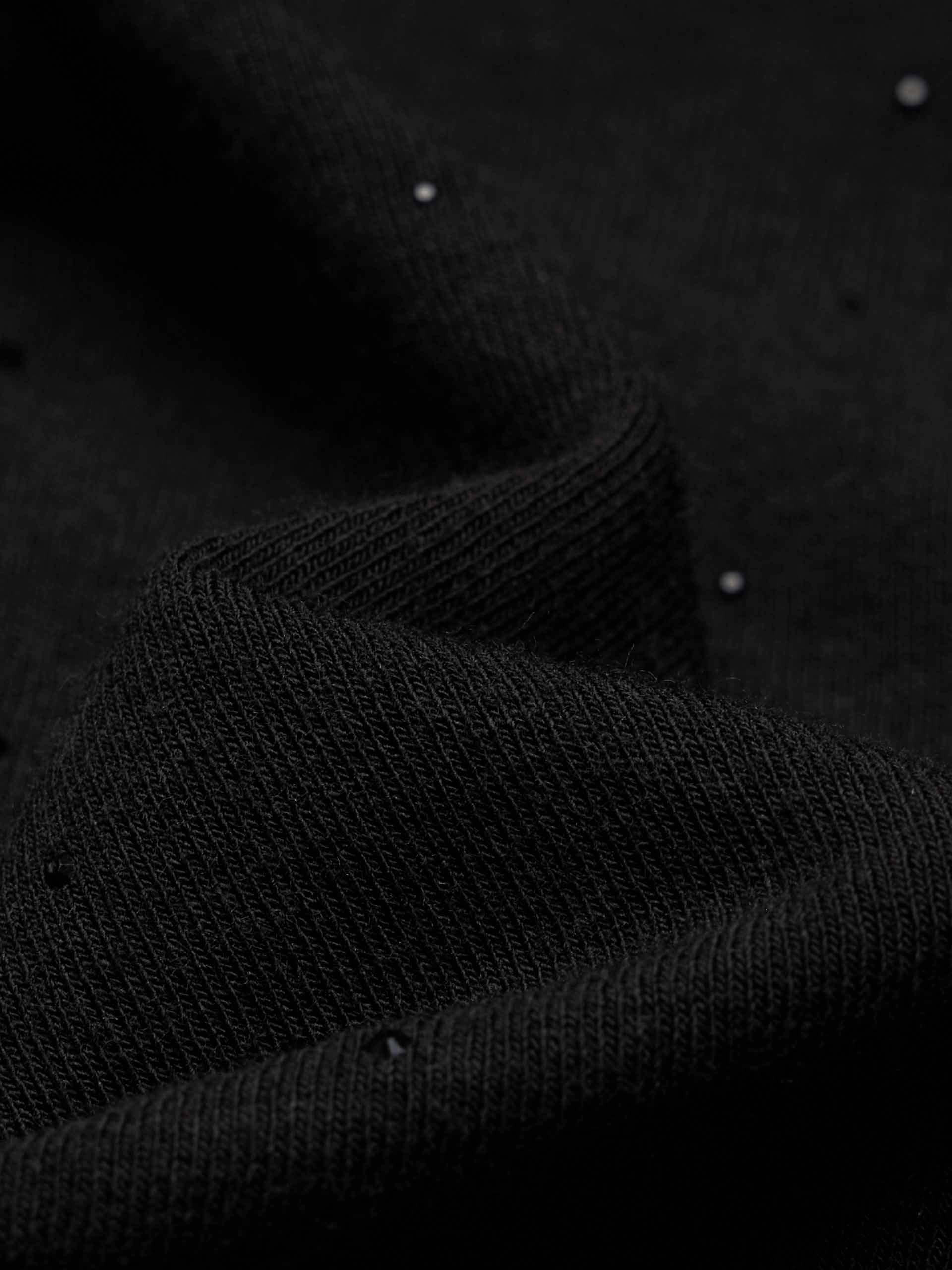 Turtleneck Rhinestone Blouse - Image 4
