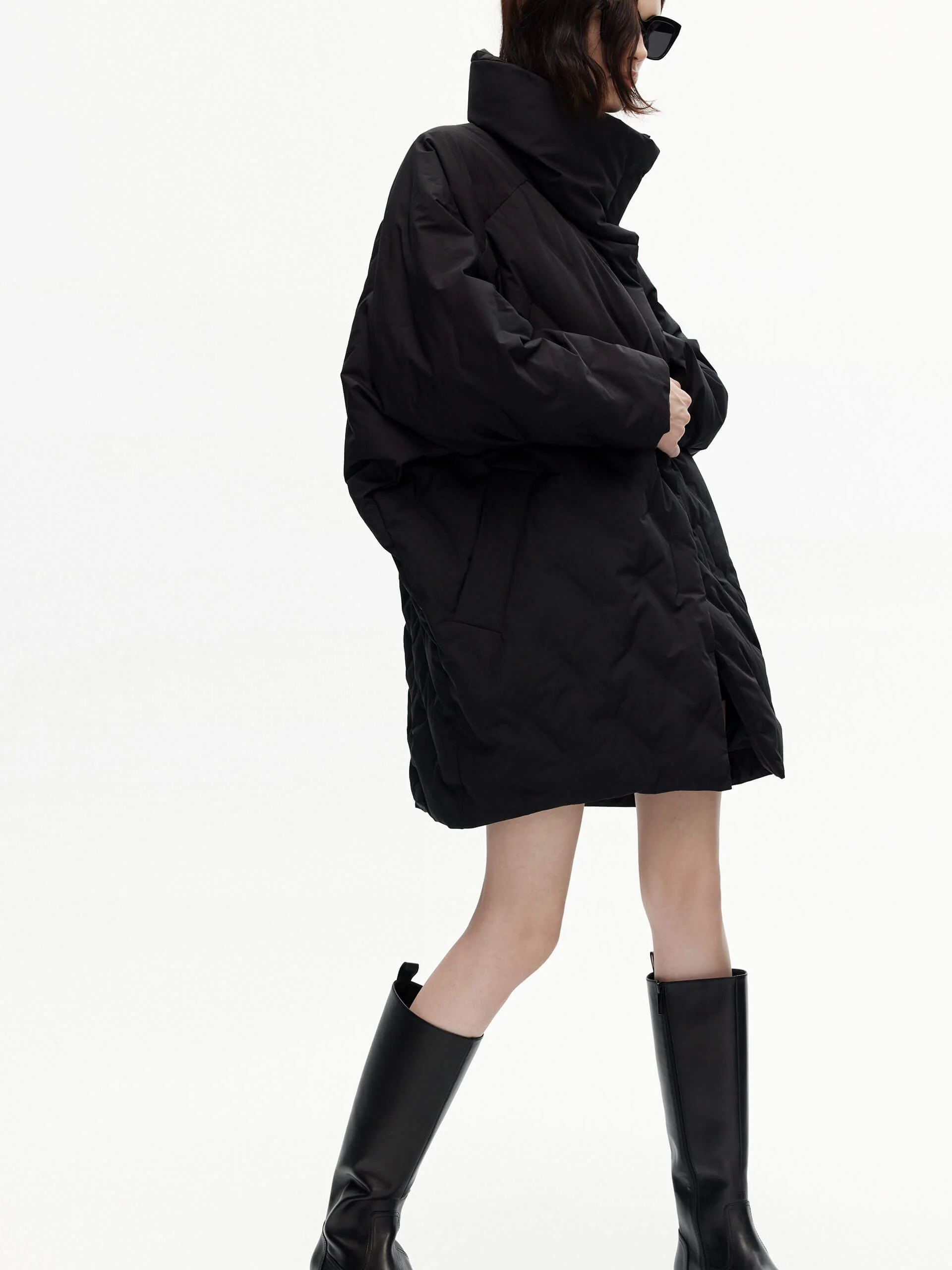 Turtleneck Shell Down Jacket - Image 10