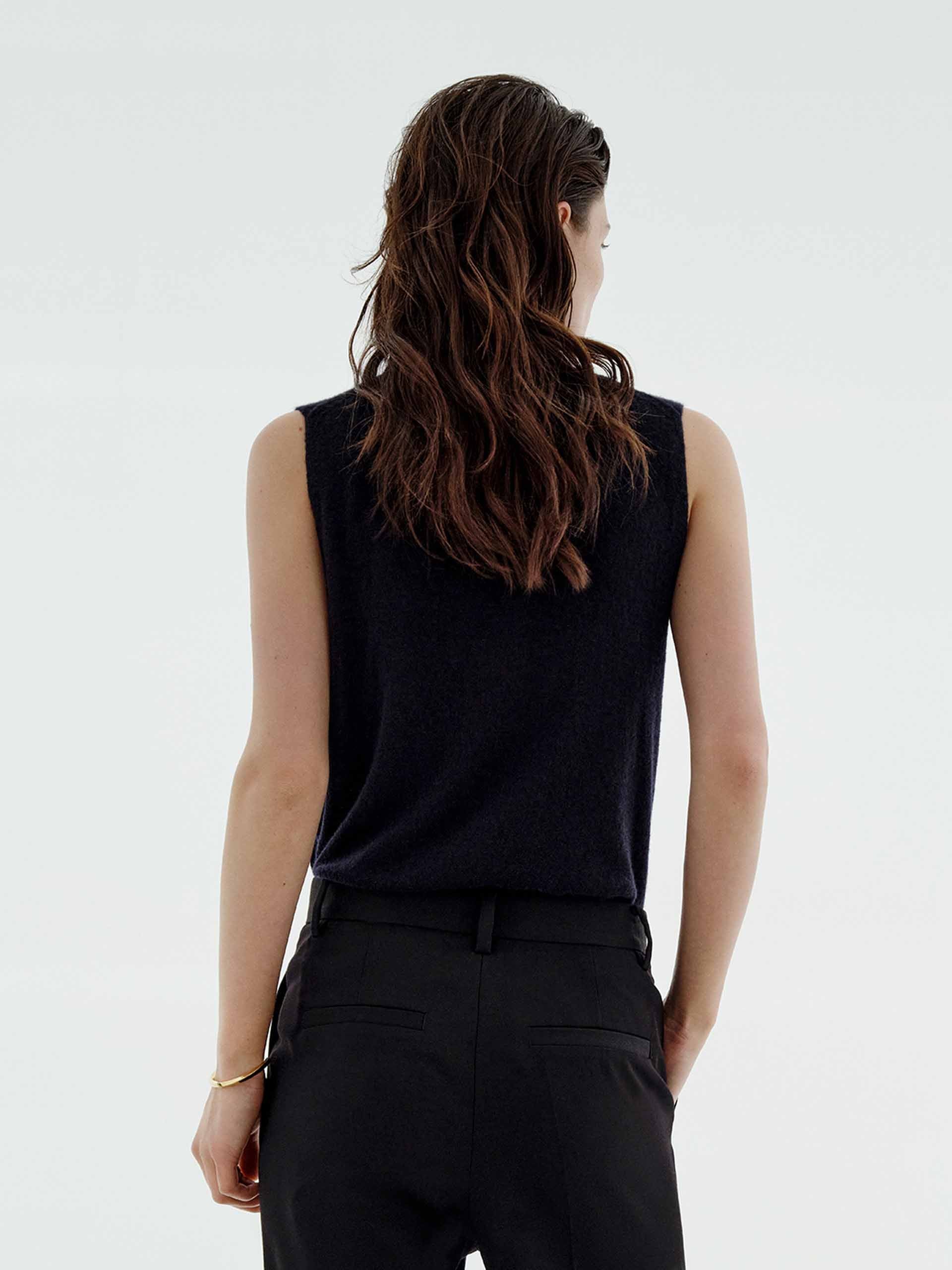 Turtleneck Sleeveless Sweater - Image 13