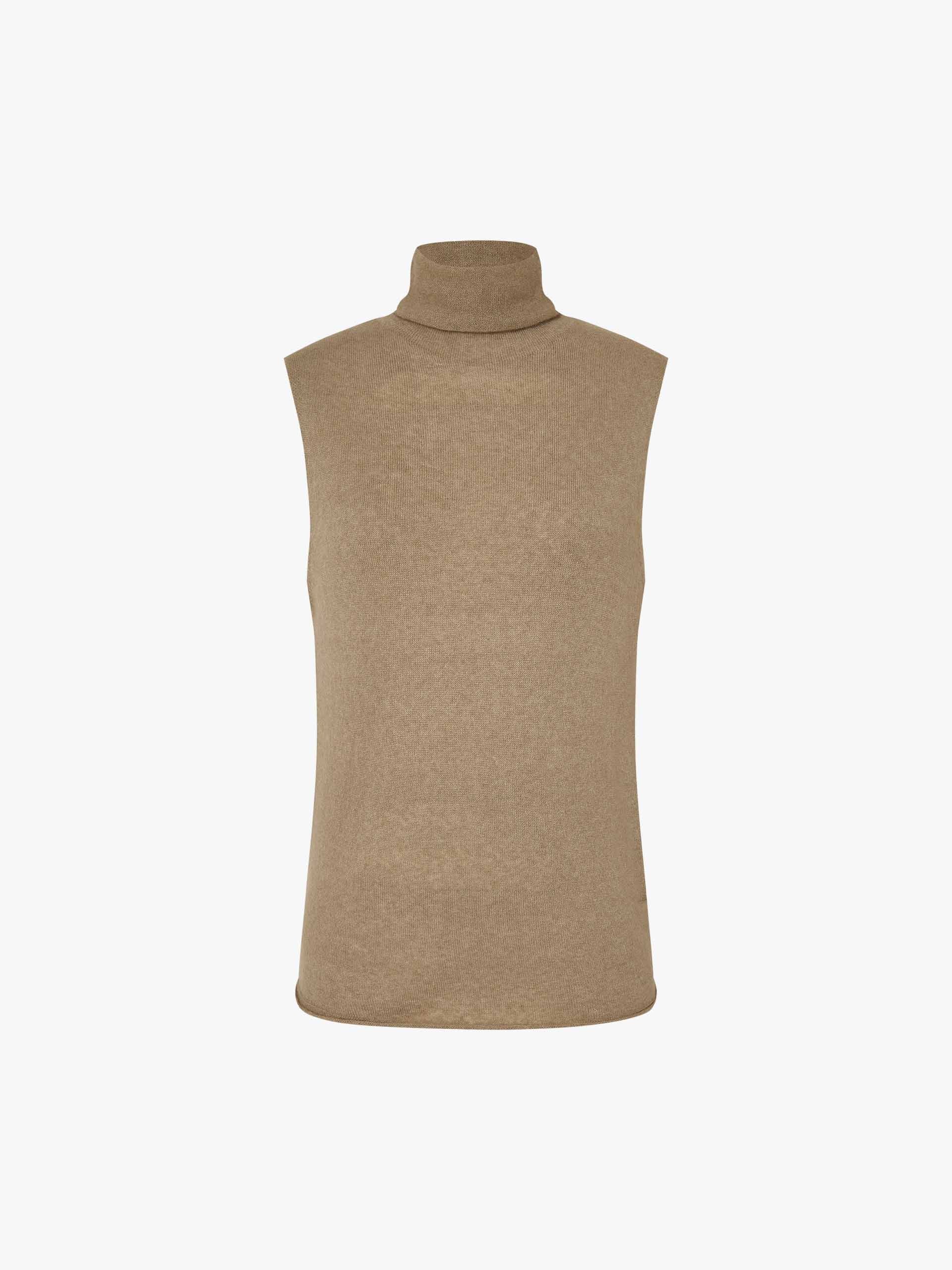 Turtleneck Sleeveless Sweater - Image 5